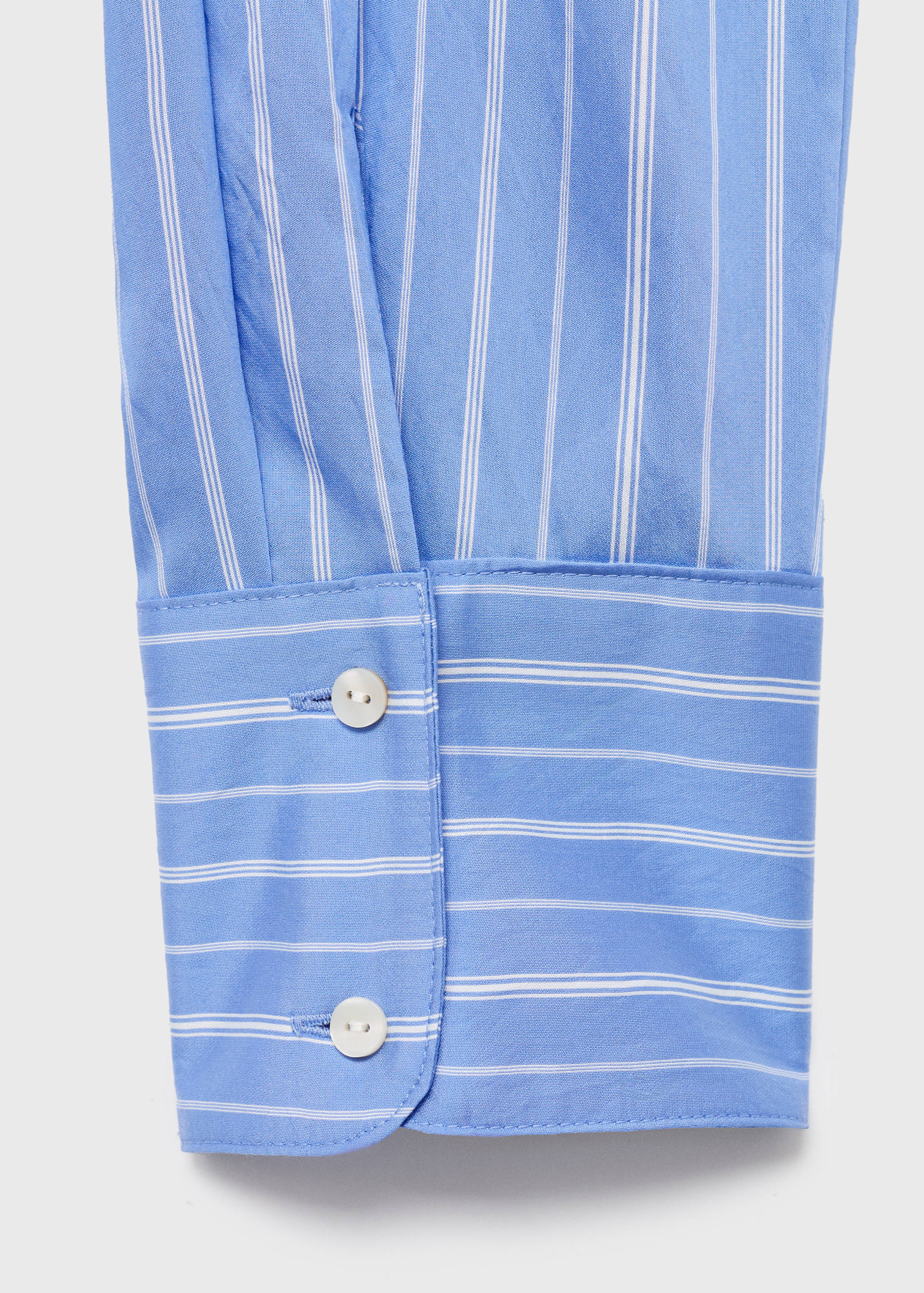 Striped straight shirt - Details of the article 0