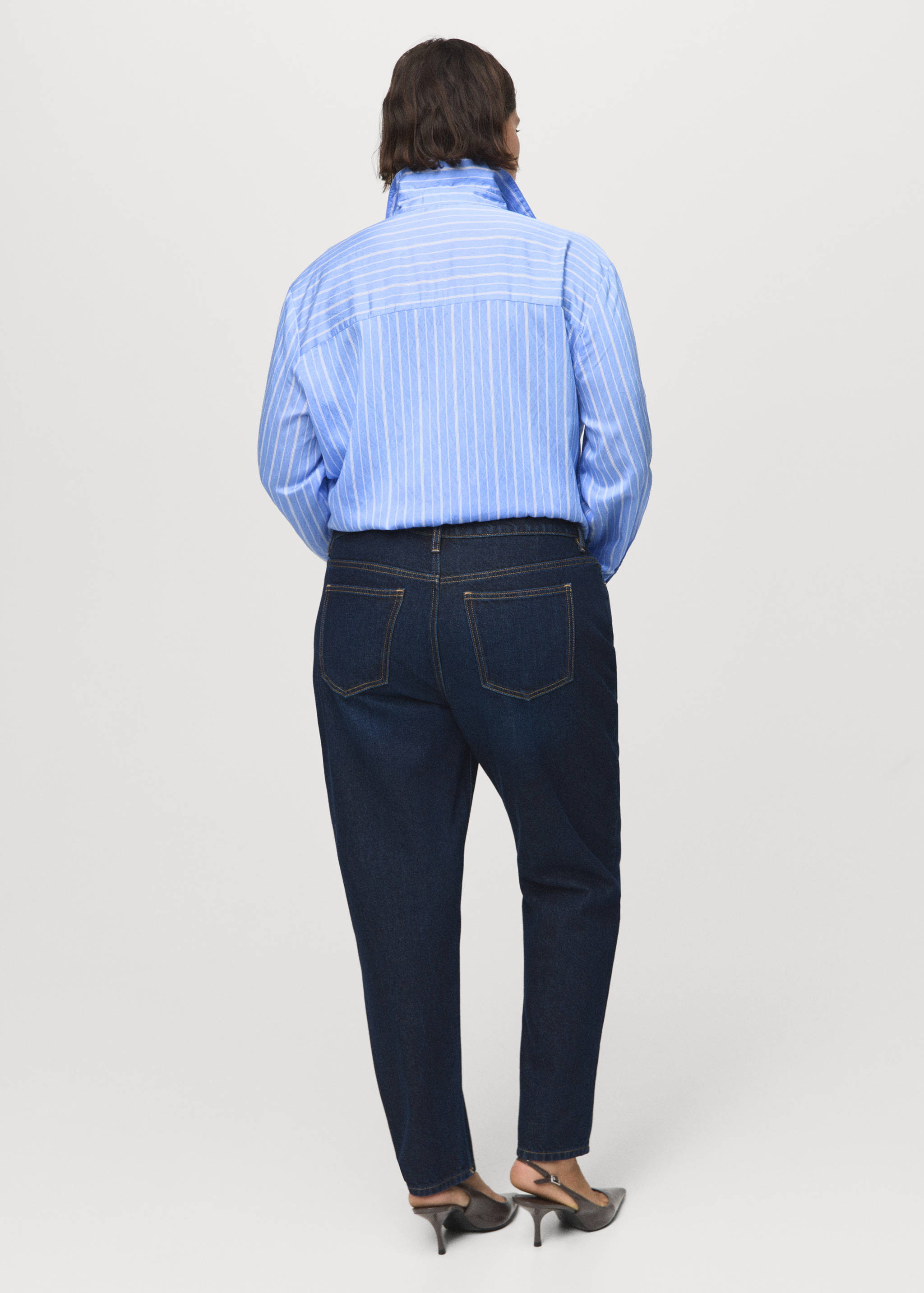 Striped straight shirt - Details of the article 4