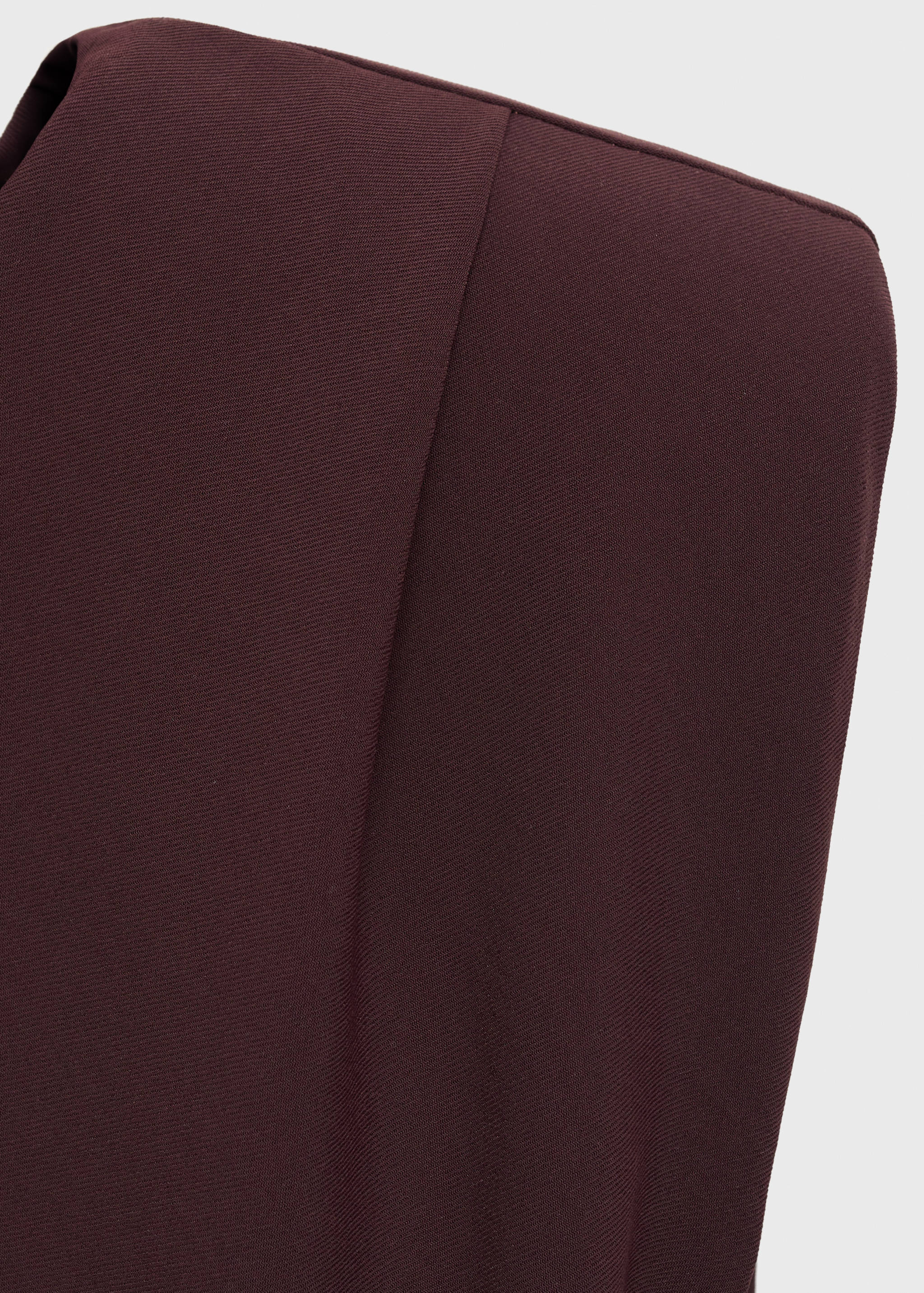 Ruched blouse with shoulder pads - Details of the article 0