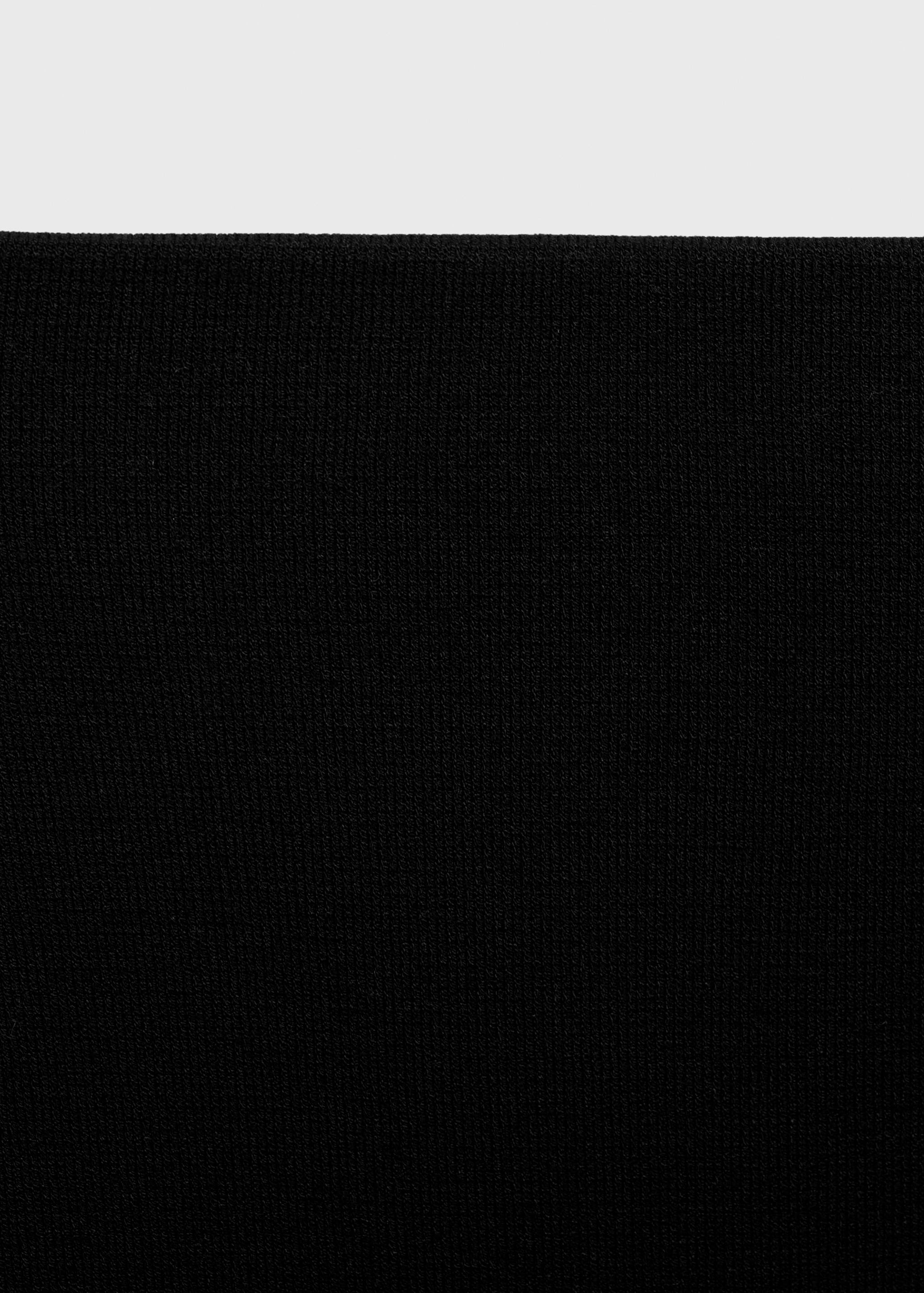 Flared knitted skirt - Details of the article 8