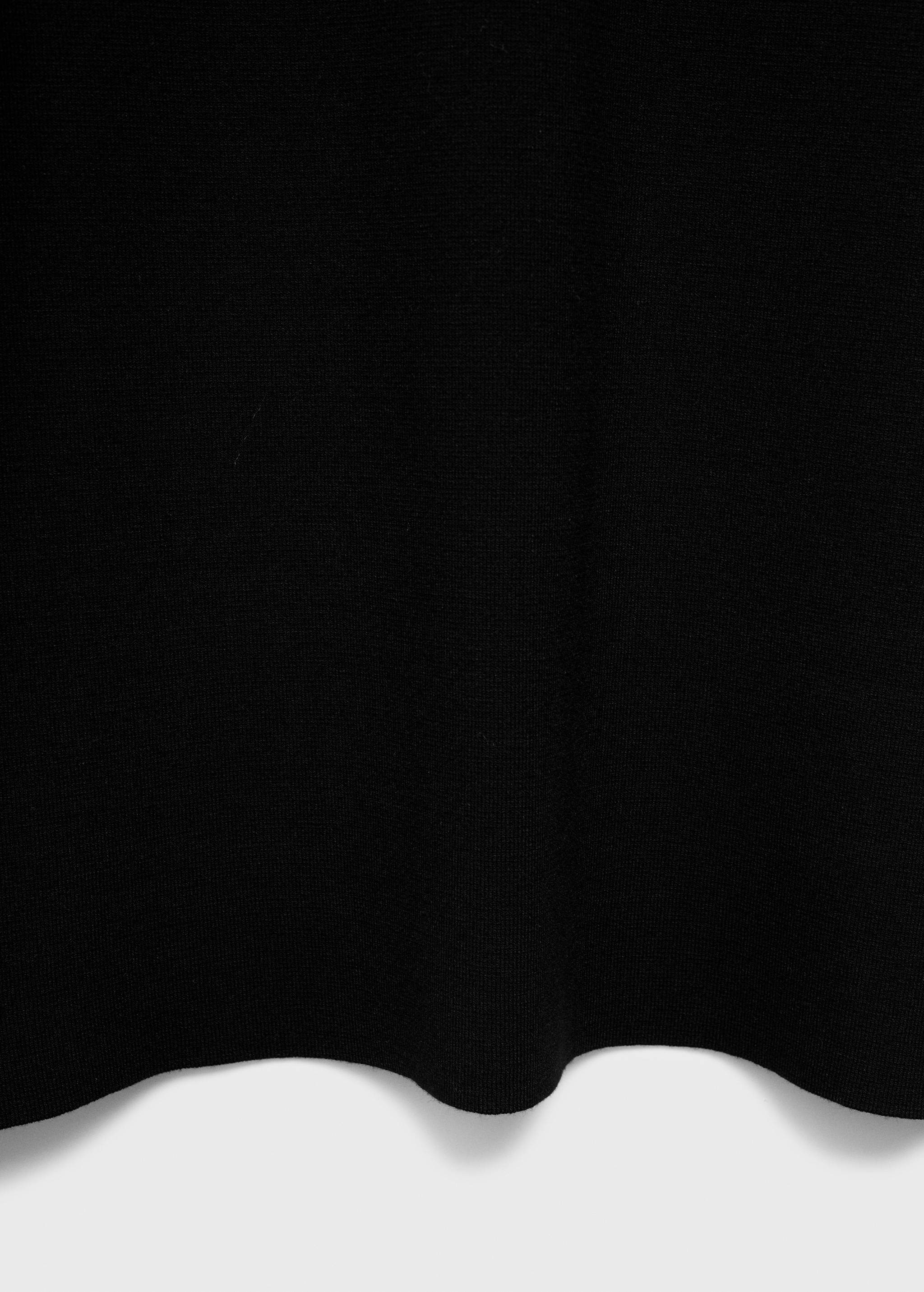 Flared knitted skirt - Details of the article 0