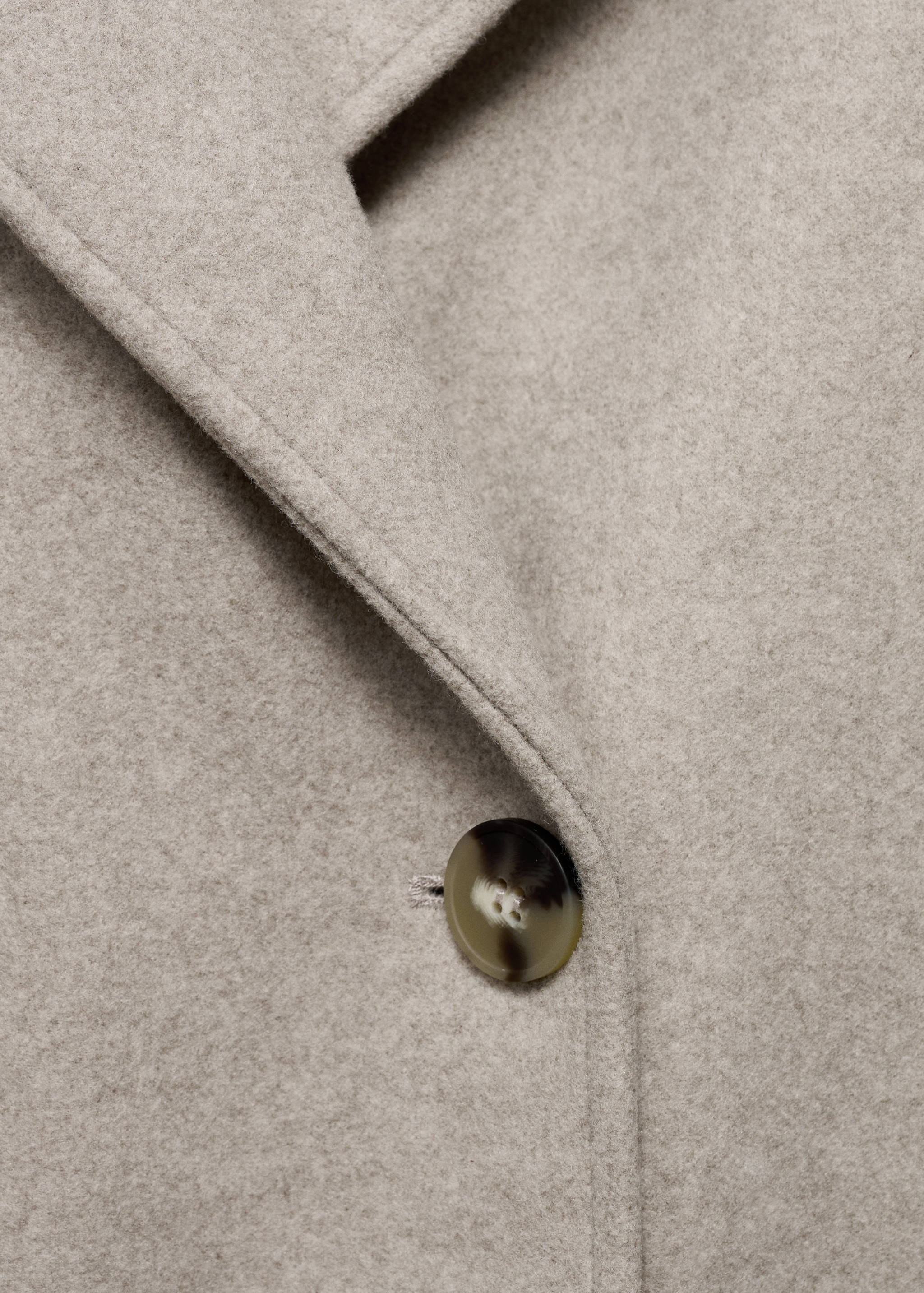 Double-breasted midi coat - Details of the article 0