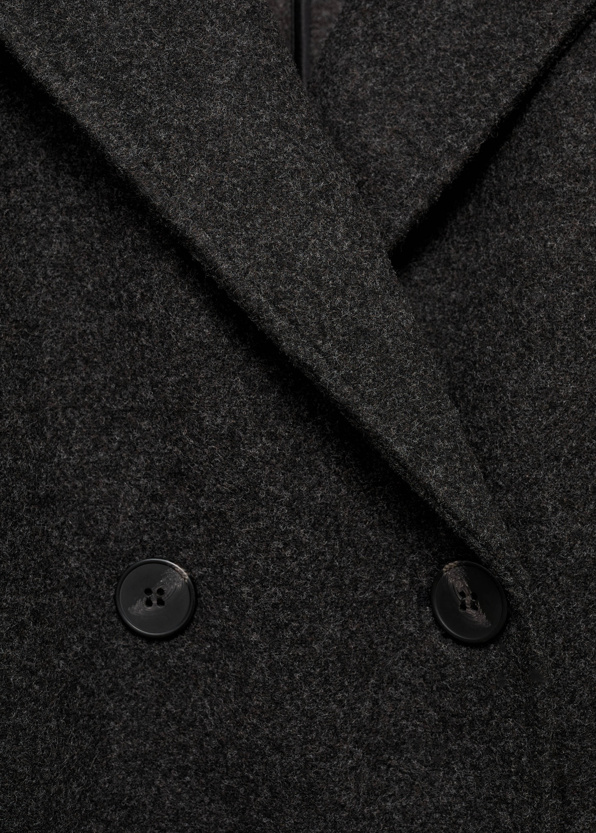 Double-breasted midi coat - Details of the article 0