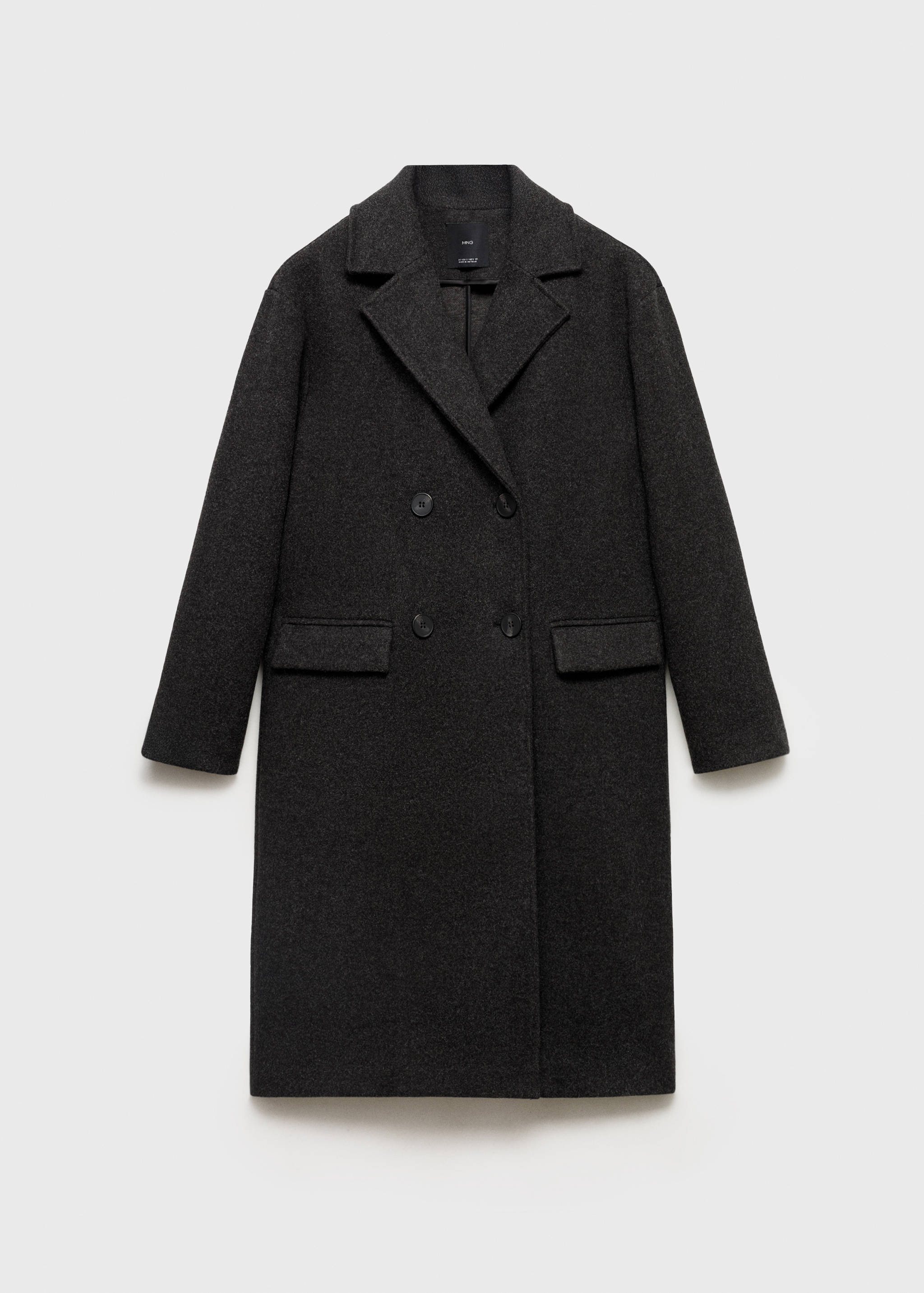 Double-breasted midi coat - Article without model