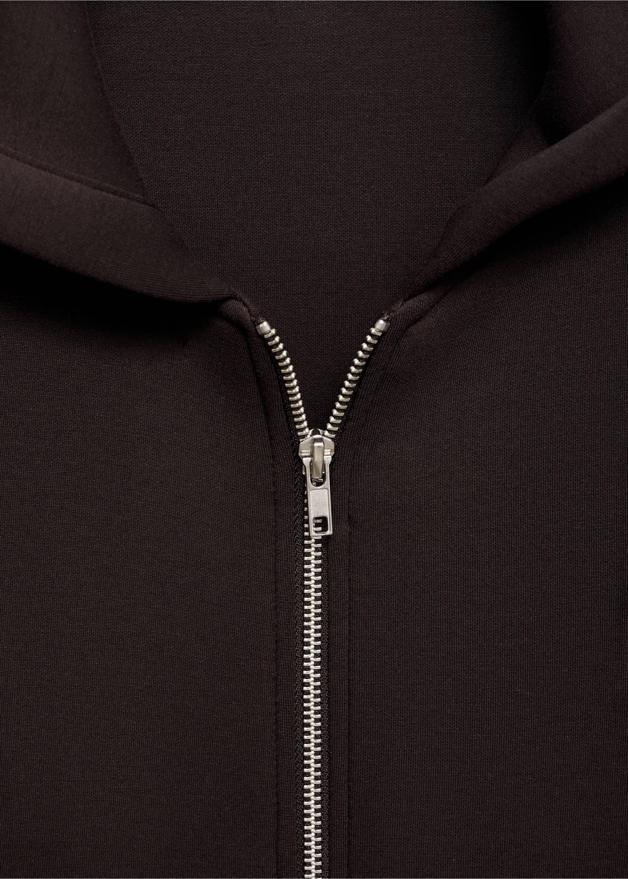 Veste oversize capuche - Détail de l'article 8, Marron. Ref: 17095814-00.