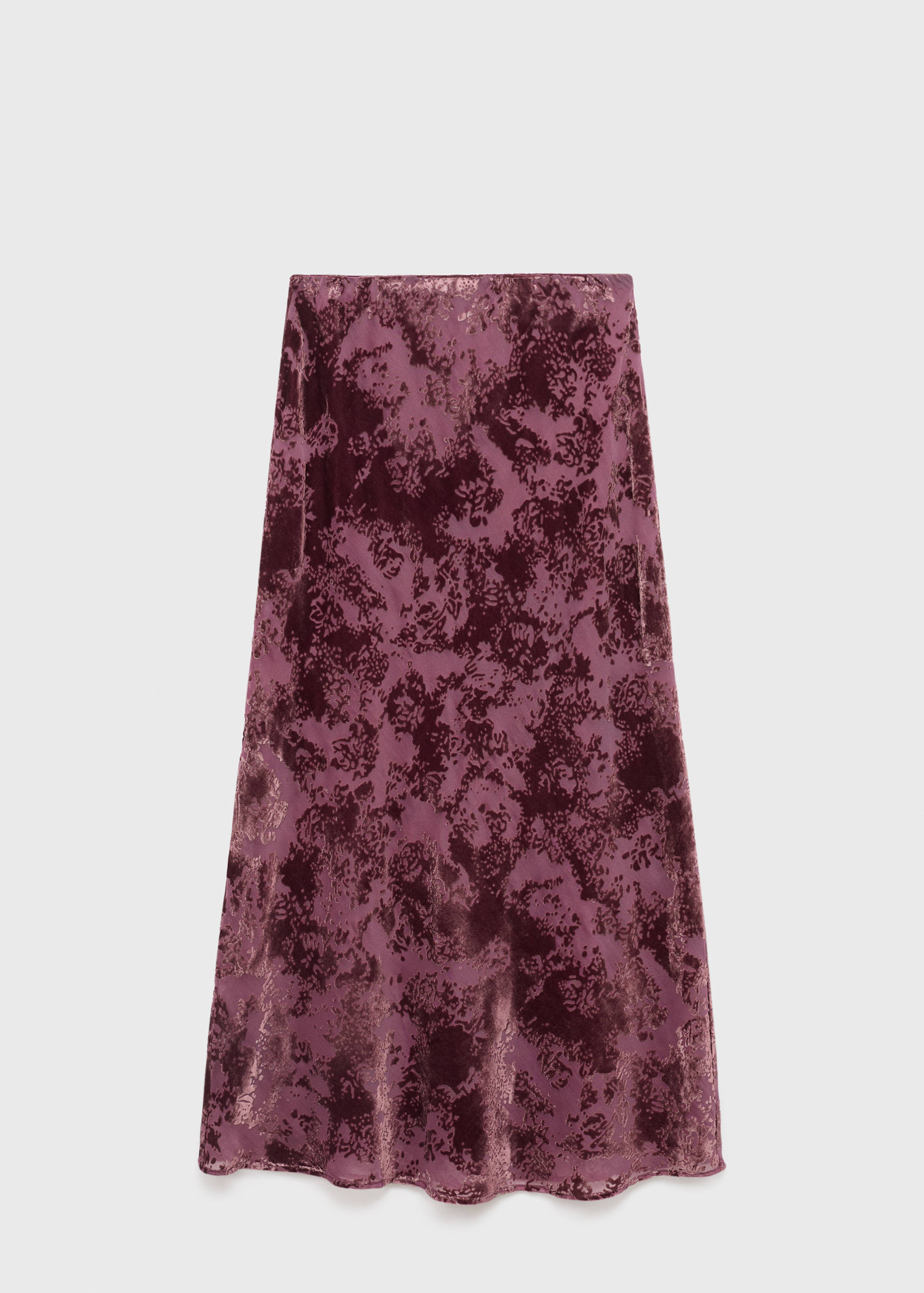 Long jacquard skirt - Article without model