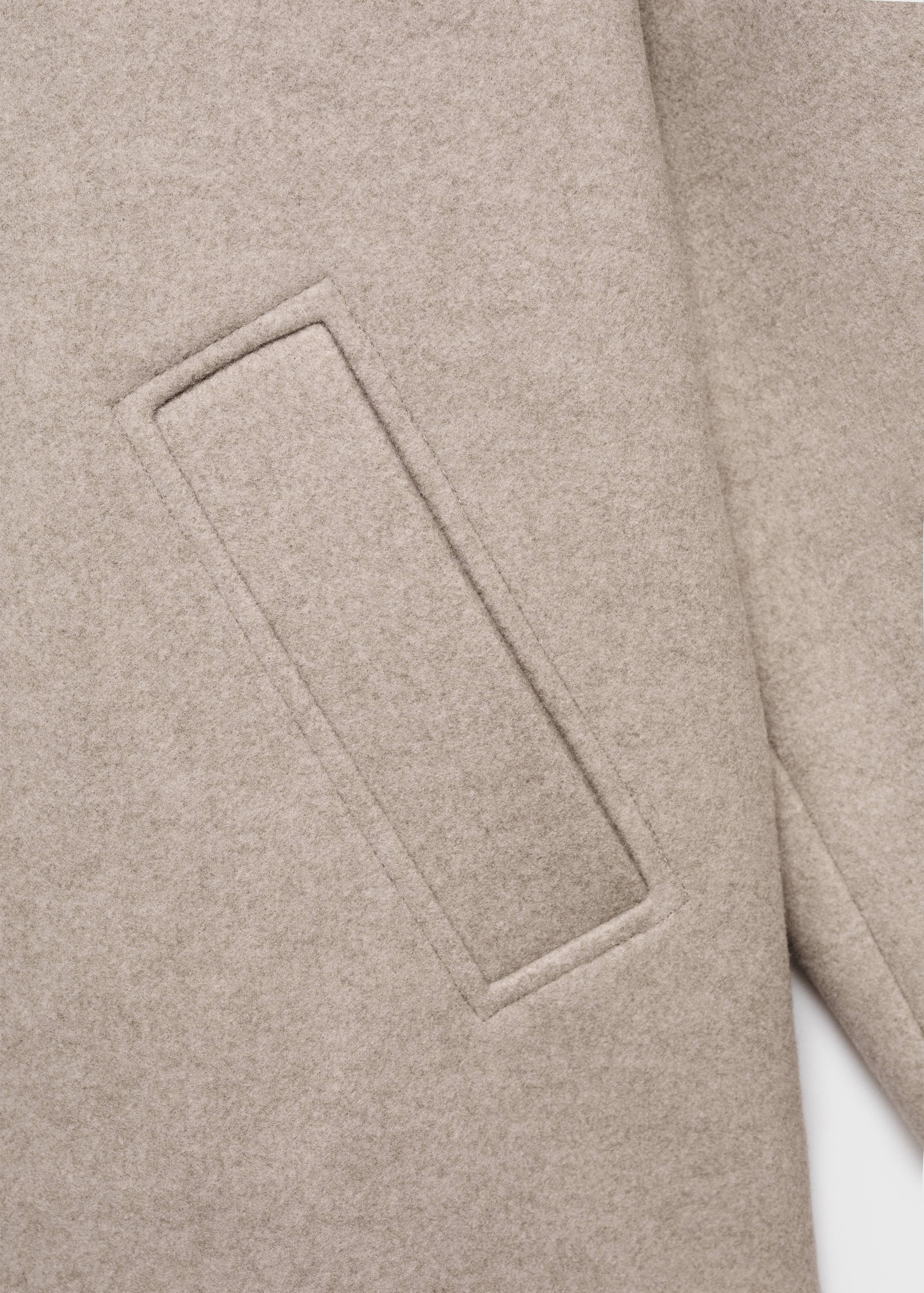 Short coat with notched lapel collar - Details of the article 0