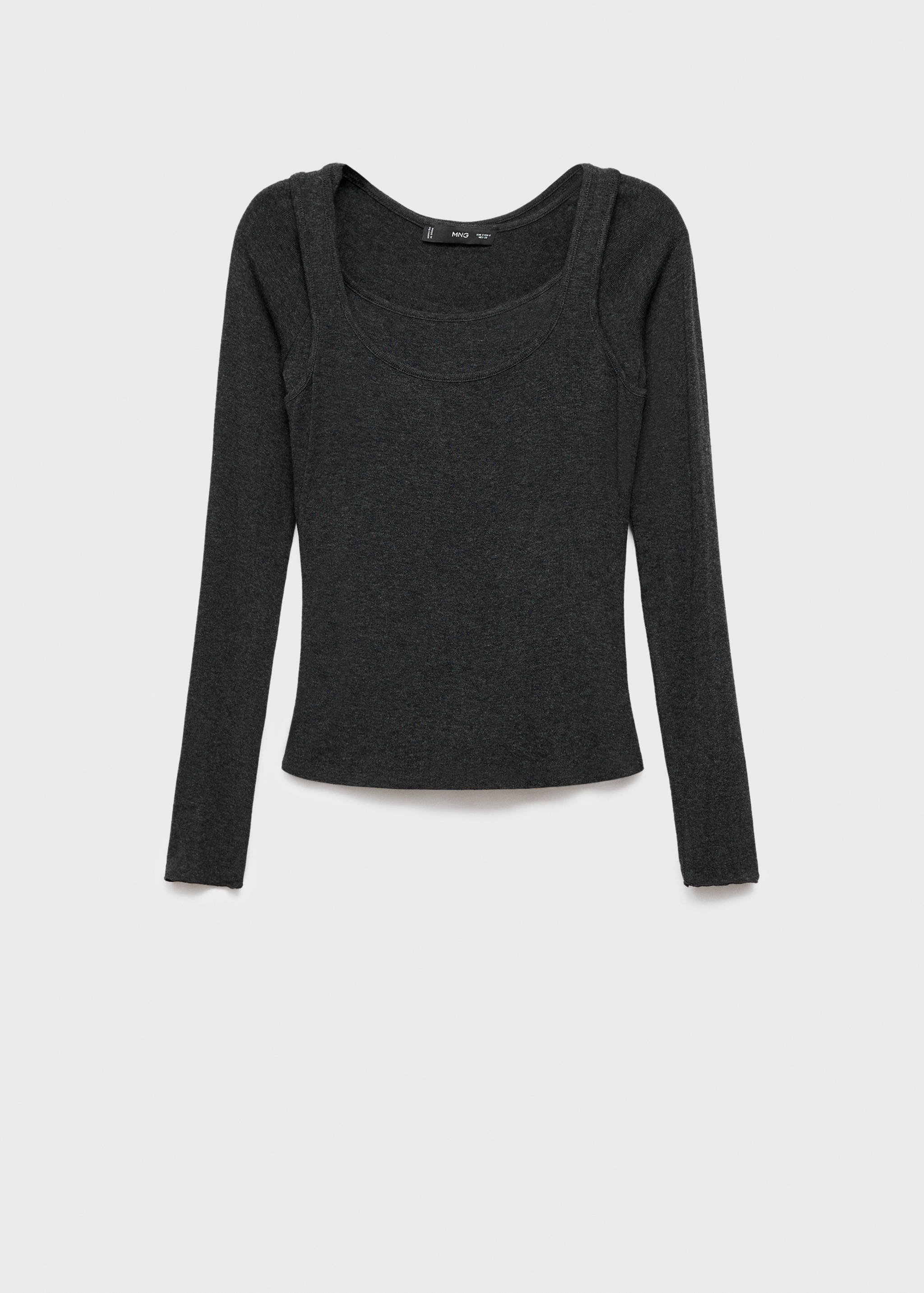 Combined crew neck sweater - Article without model