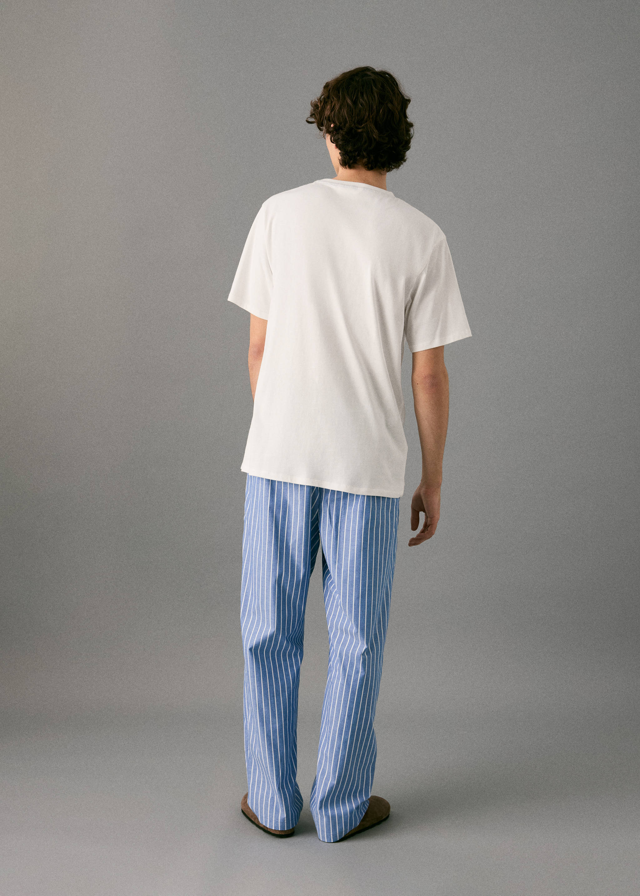 Pijama largo rayas - Reverso del artículo