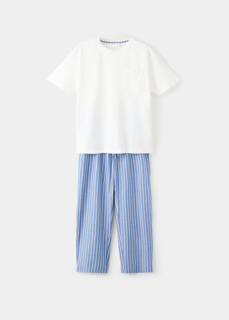 Striped long pyjamas — Off White