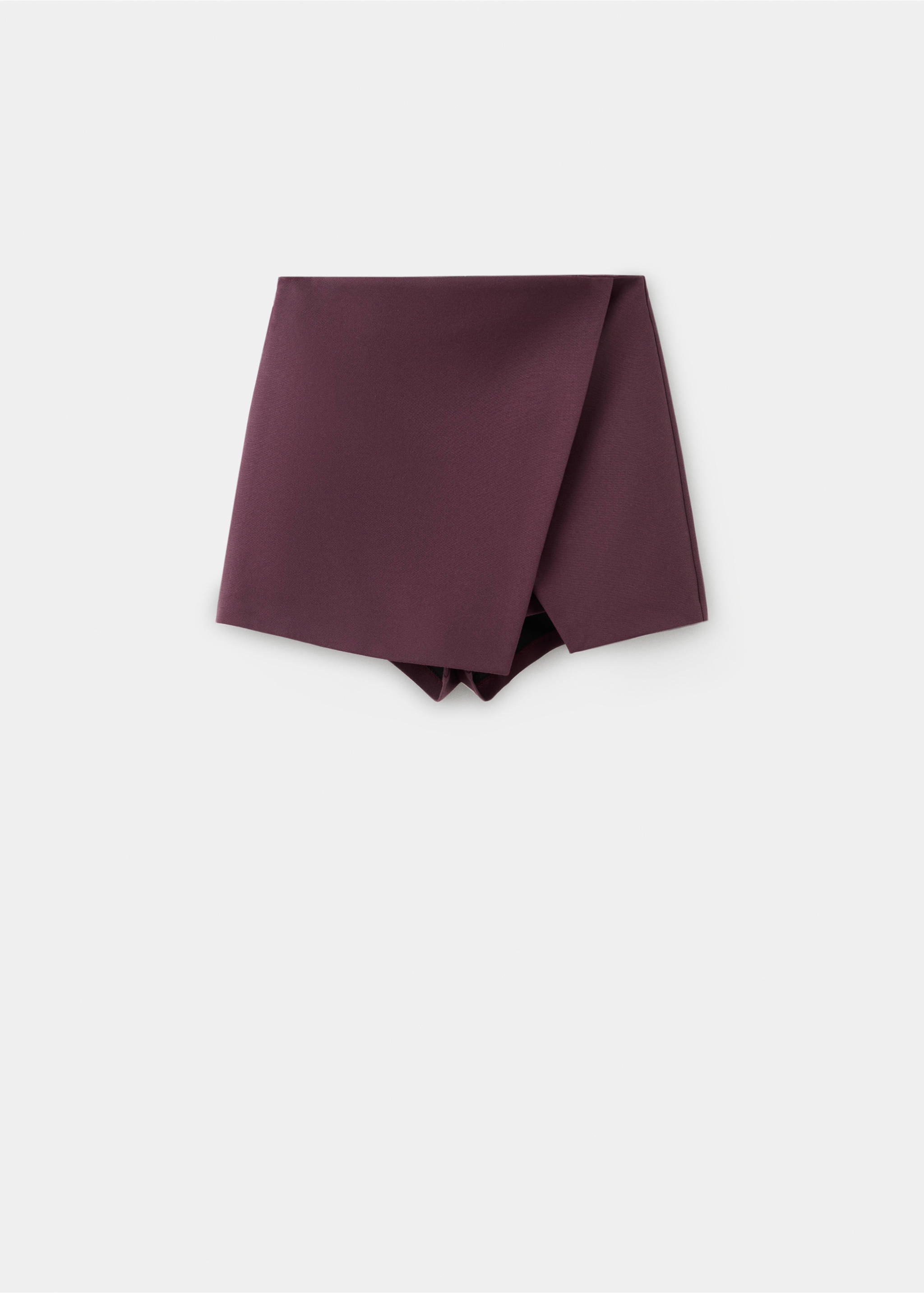 Wrapped skort - Article without model, Maroon. Ref: 17095828-00.