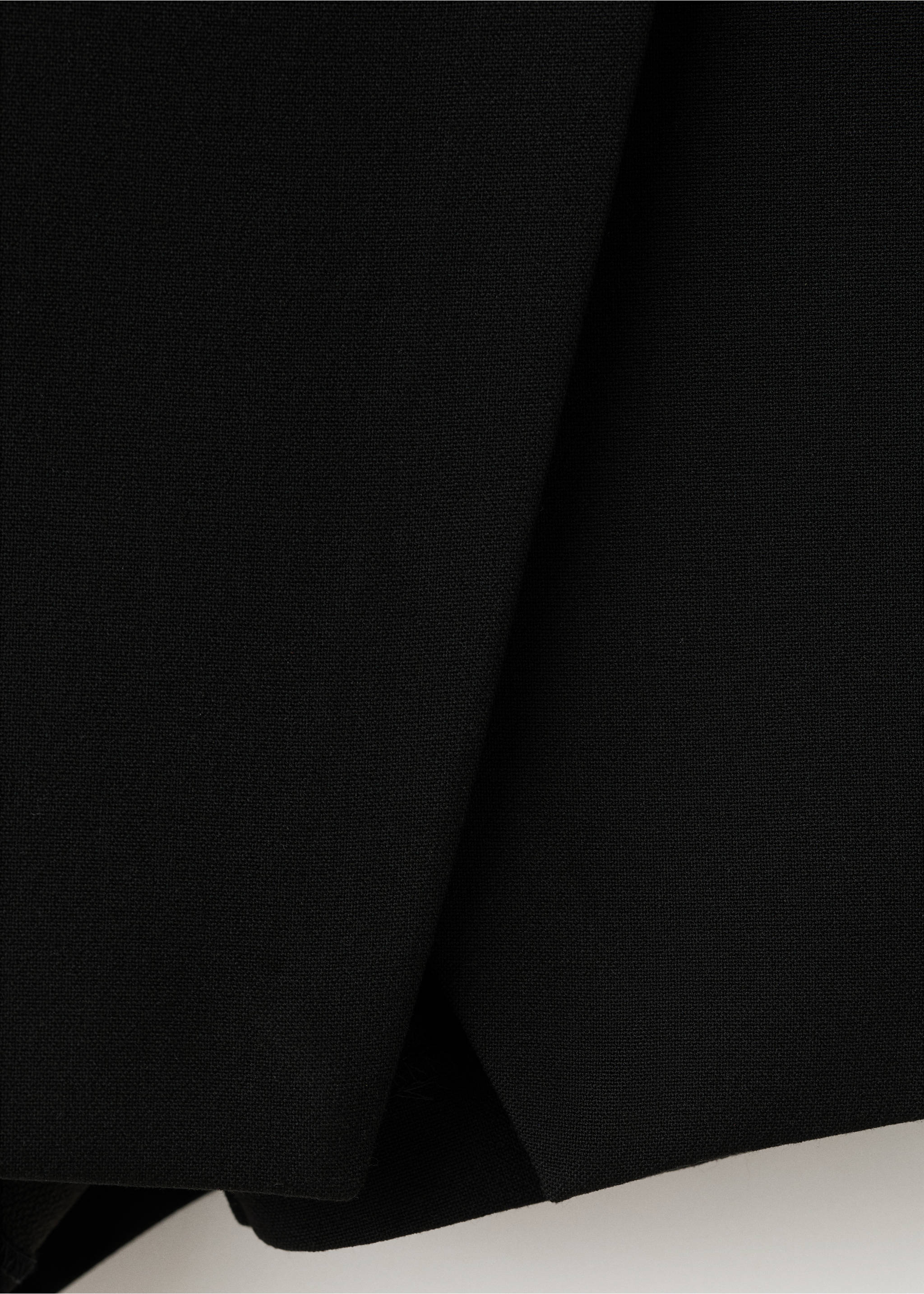 Wrapped skort - Details of the article 8, Black. Ref: 17095828-00.