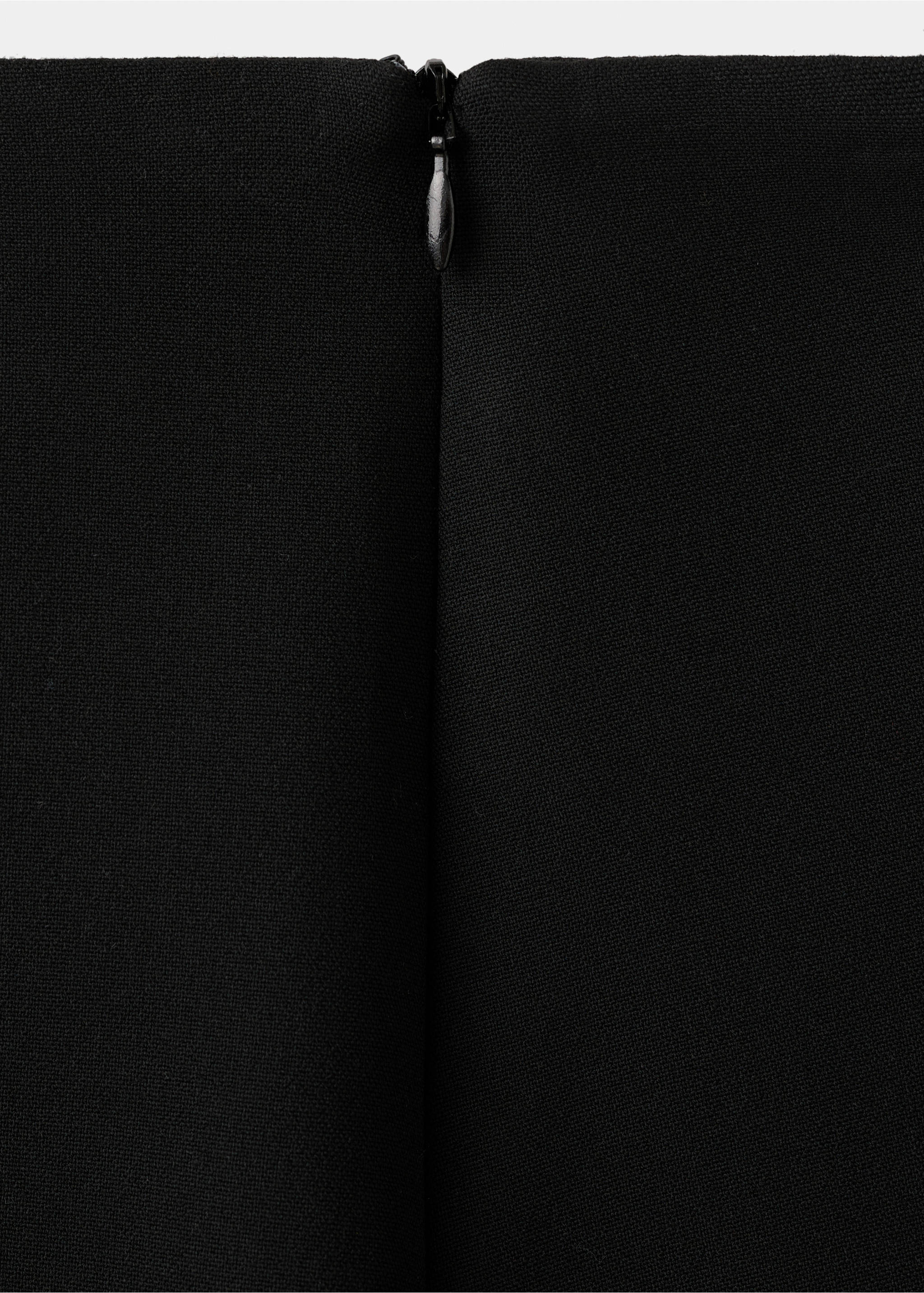 Wrapped skort - Details of the article 0, Black. Ref: 17095828-00.