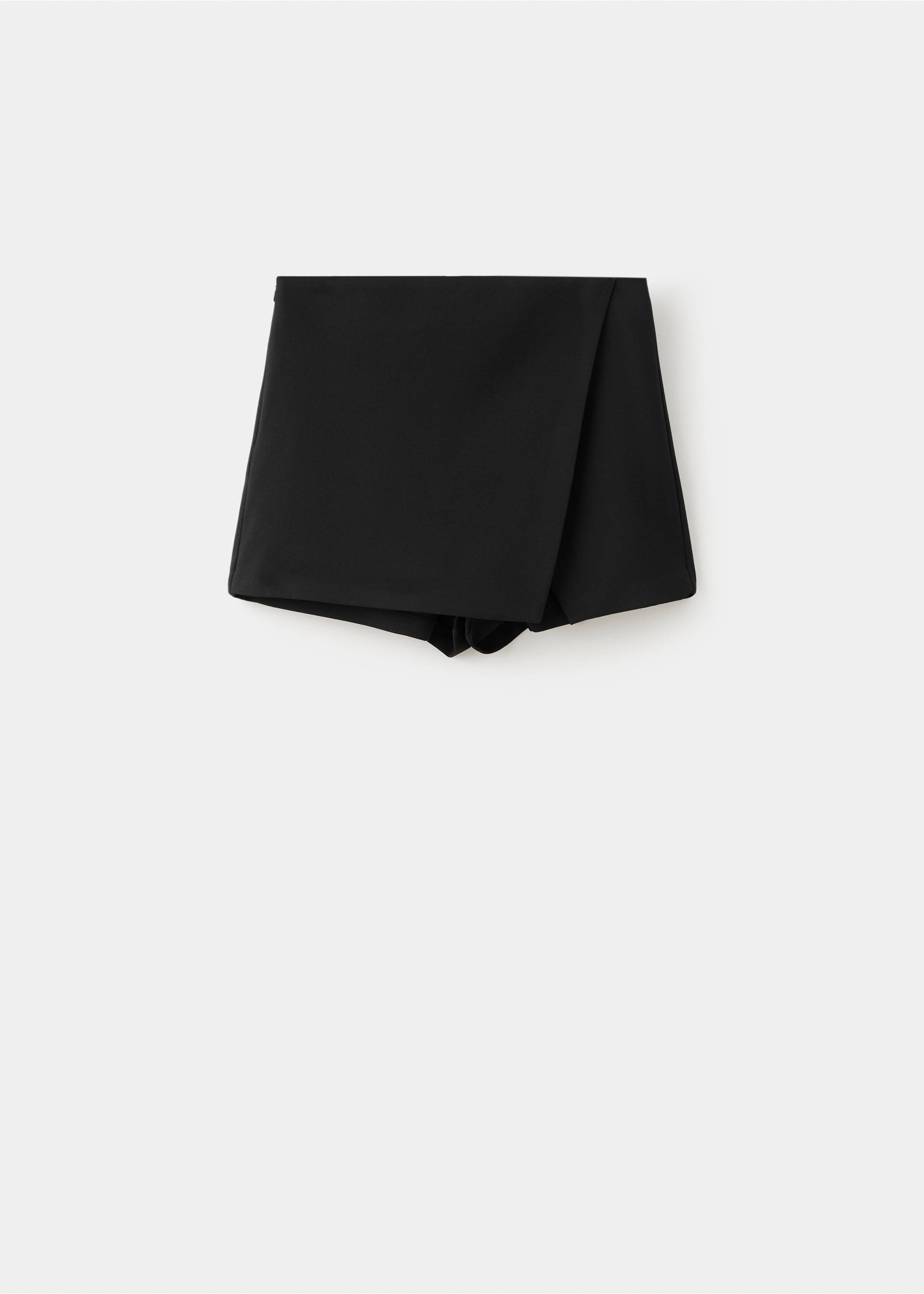 Wrapped skort - Article without model, Black. Ref: 17095828-00.