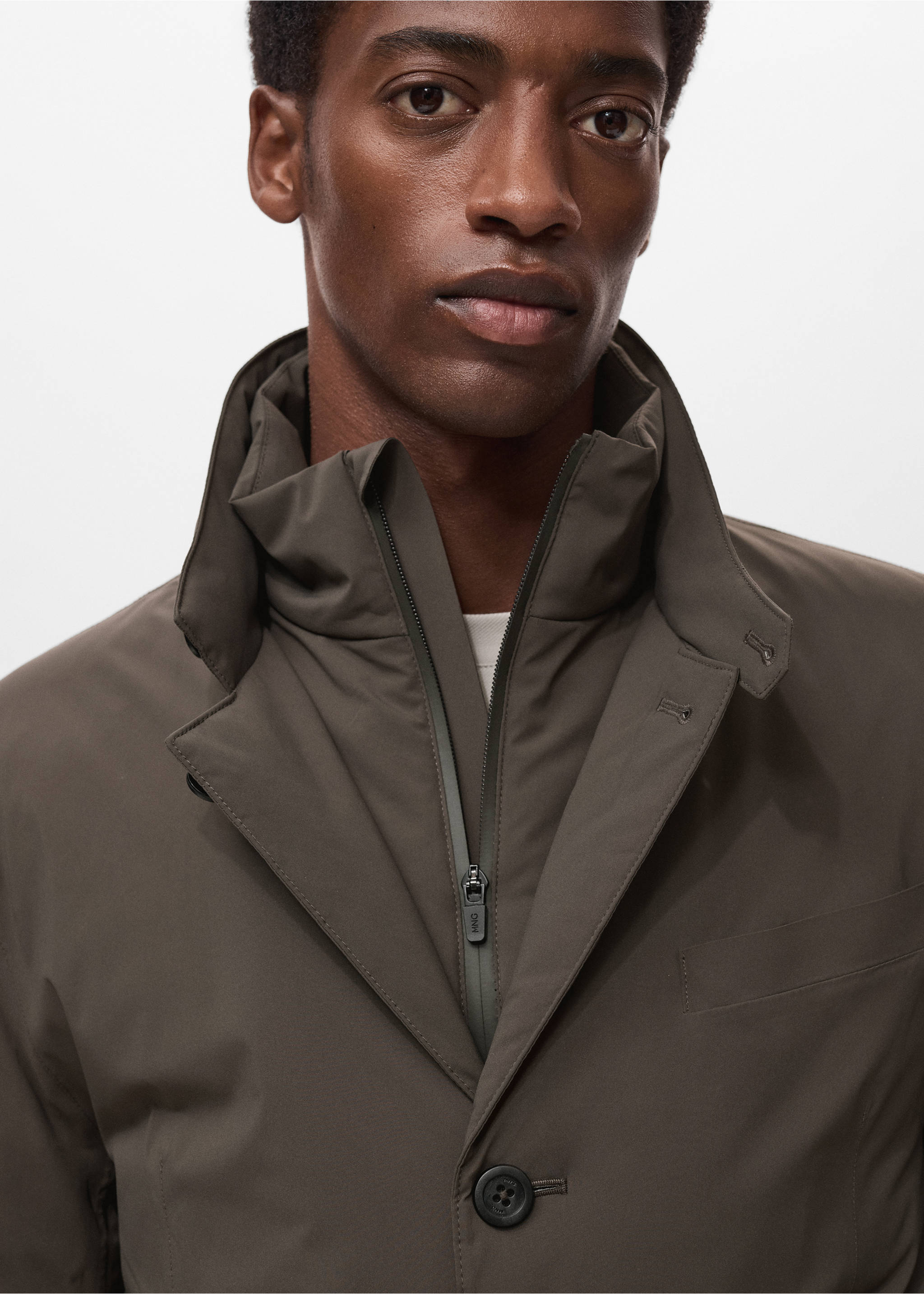 Chaqueta packable waterproof acolchada Thermolite® - Detalle del artículo 1, Marrón medio. Ref: 17095967-00.