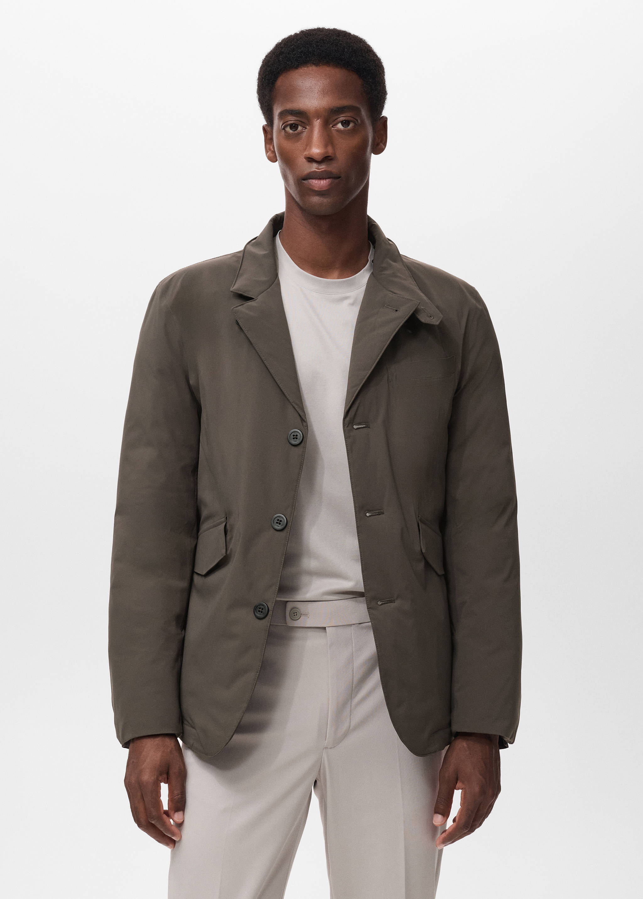 Стеганая водонепроницаемая куртка packable с наполнителем Thermolite® - Деталь изделия 4