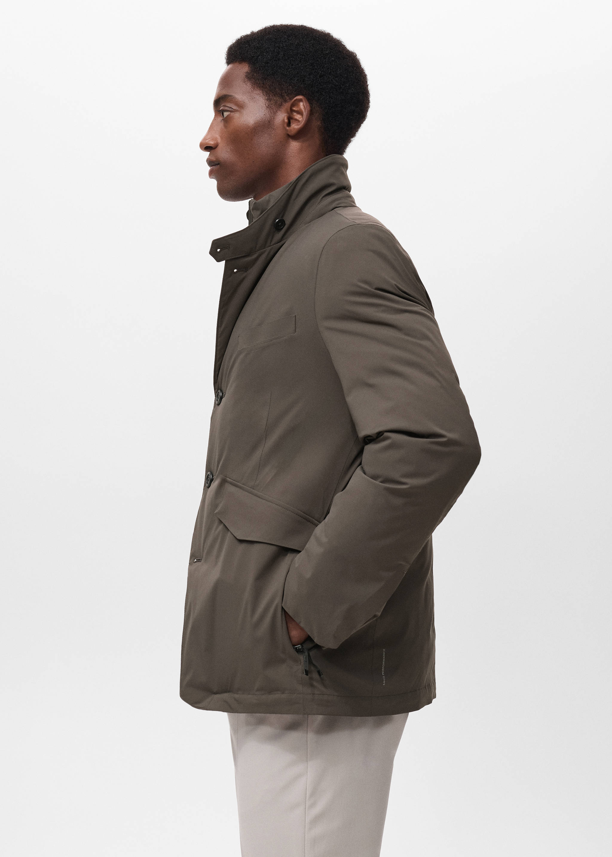 Стеганая водонепроницаемая куртка packable с наполнителем Thermolite® - Деталь изделия 6