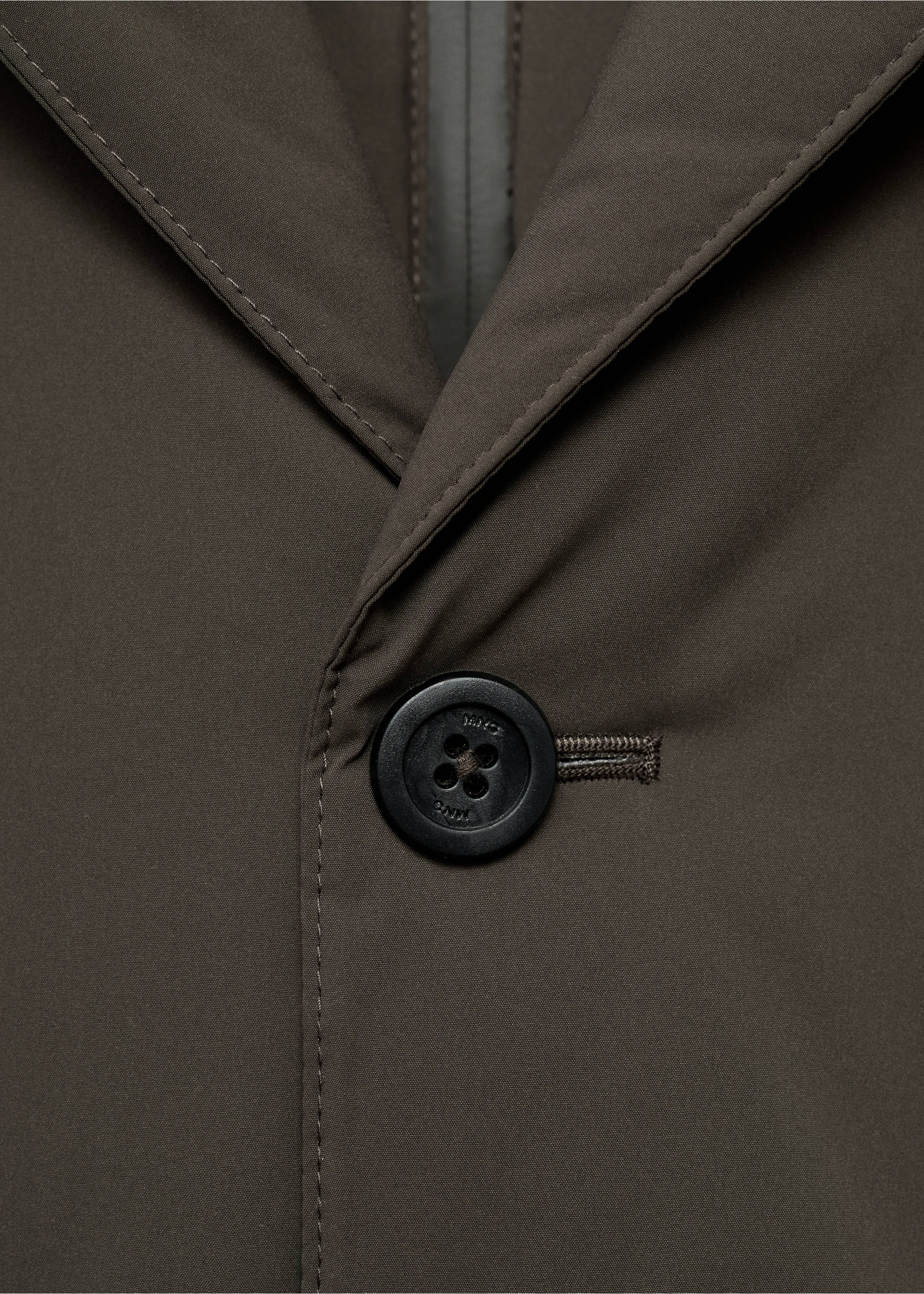 Chaqueta packable waterproof acolchada Thermolite® - Detalle del artículo 8, Marrón medio. Ref: 17095967-00.