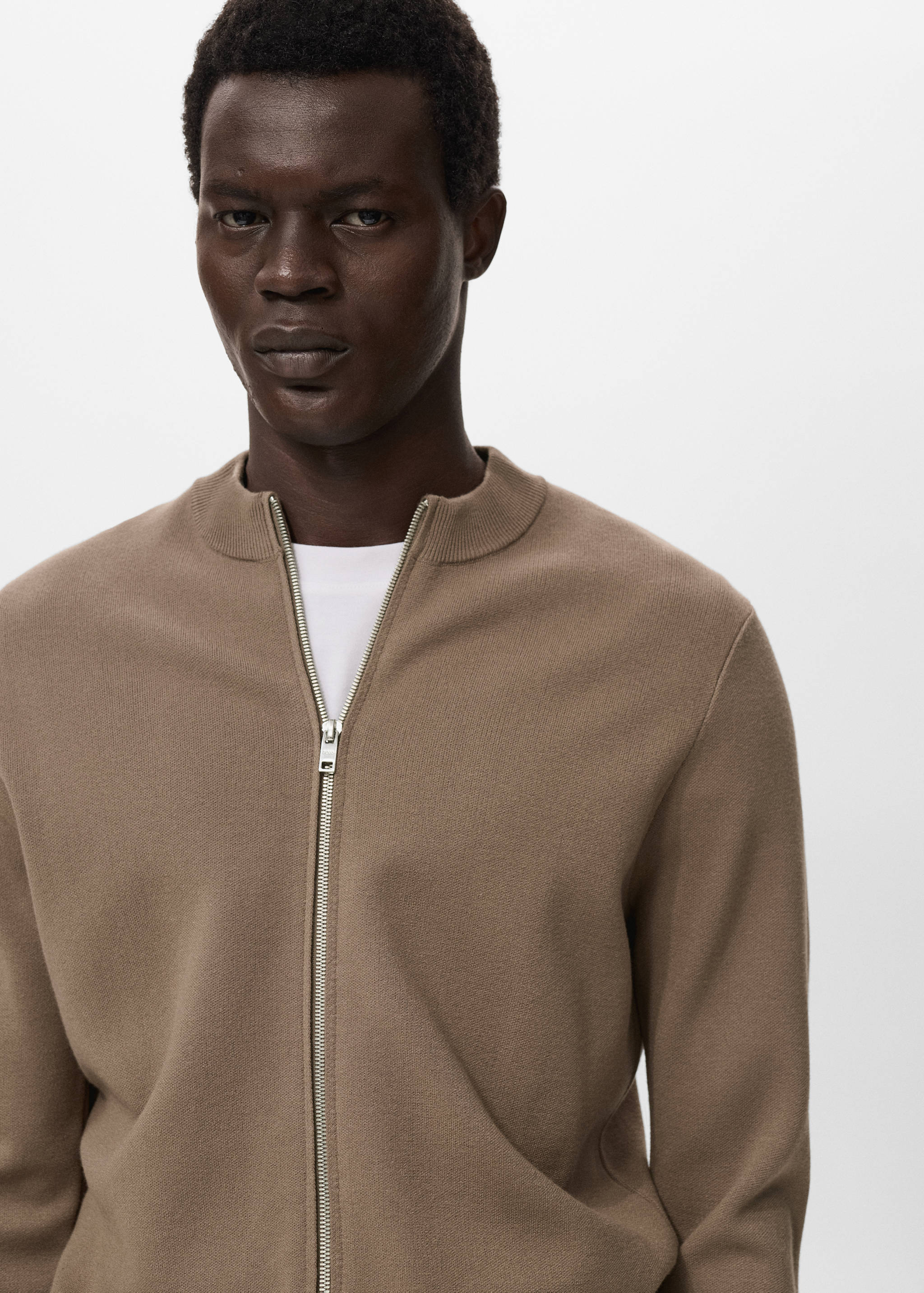 Cárdigan punto cremallera - Detalle del artículo 1