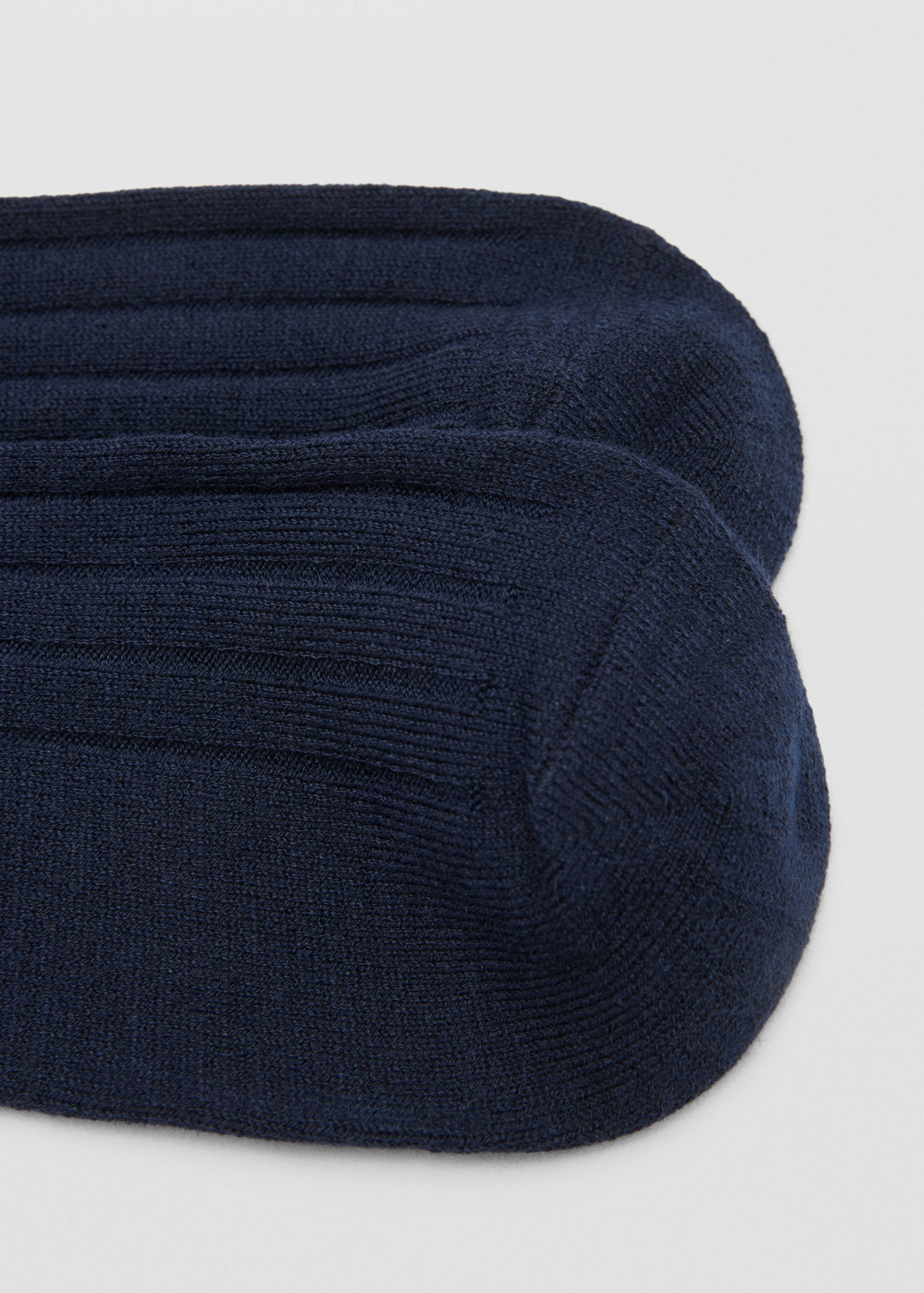 Ribbed wool blend socks - Details of the article 1