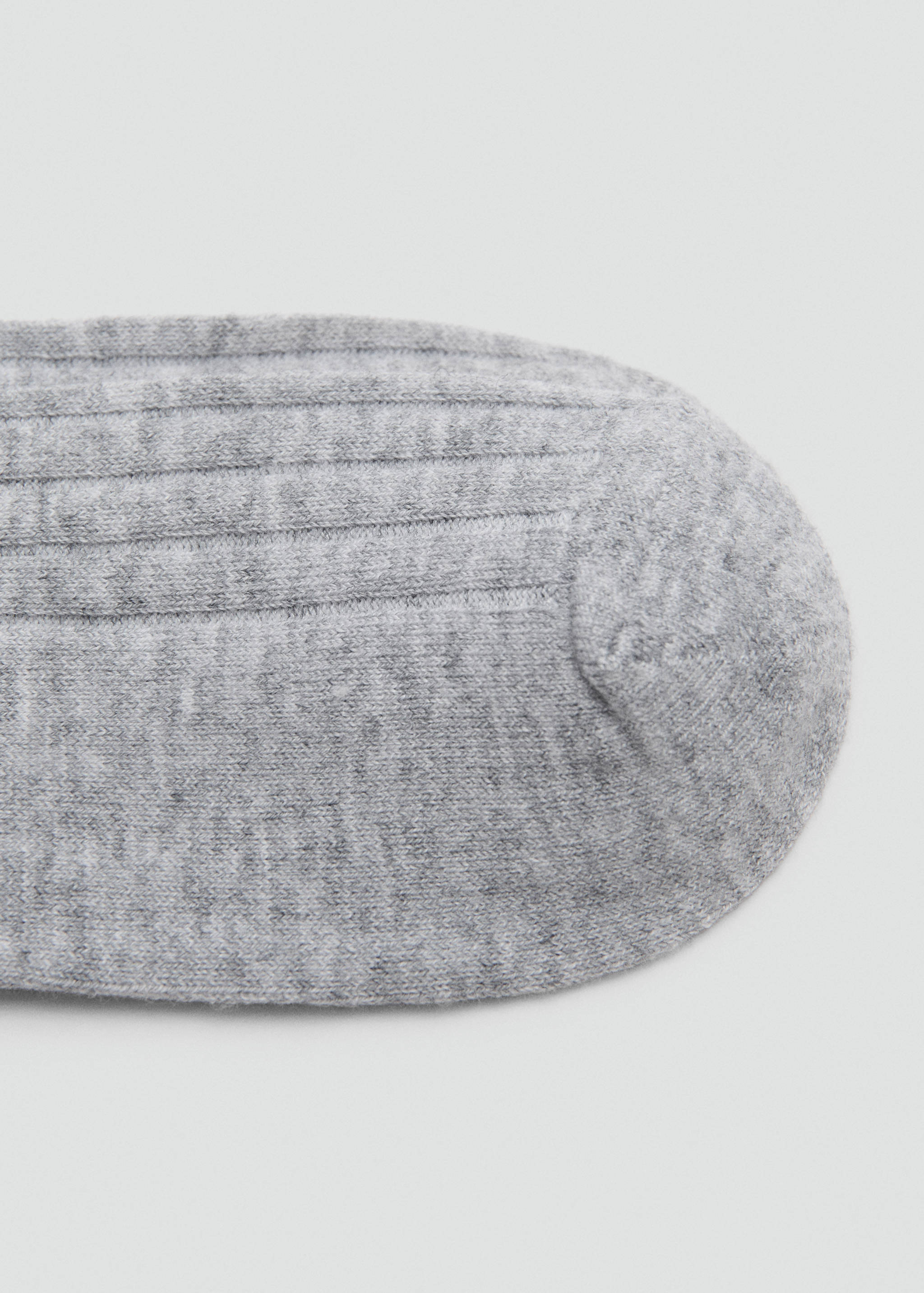 Ribbed wool blend socks - Details of the article 1