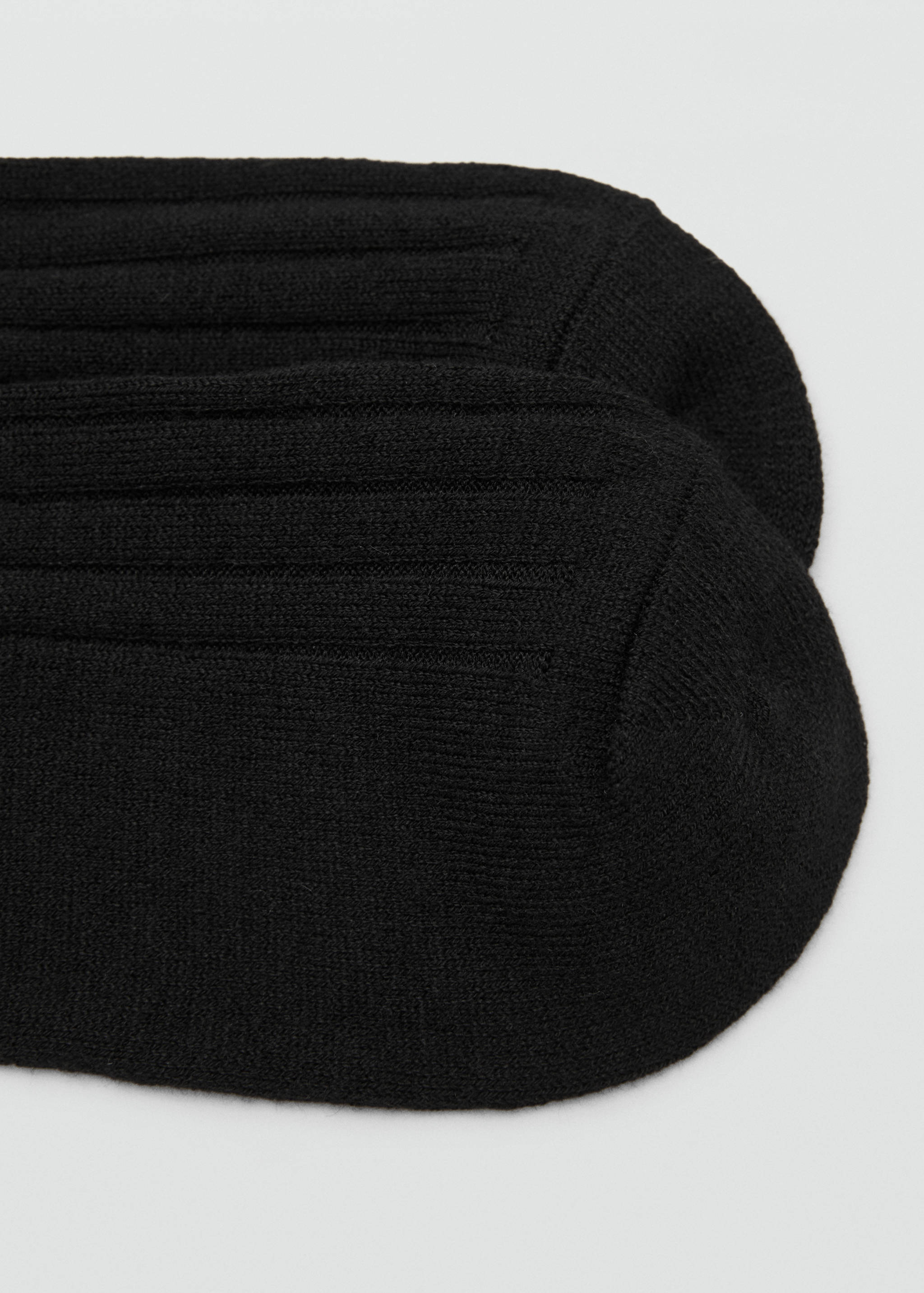 Ribbed wool blend socks - Details of the article 1