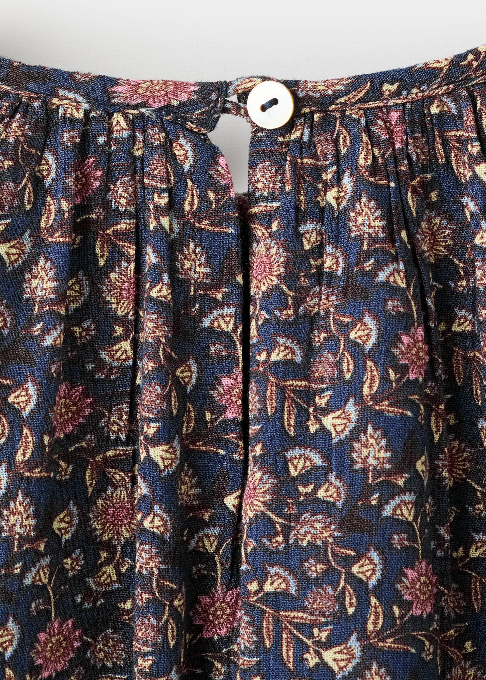 Ruffled printed dress - Details of the article 8