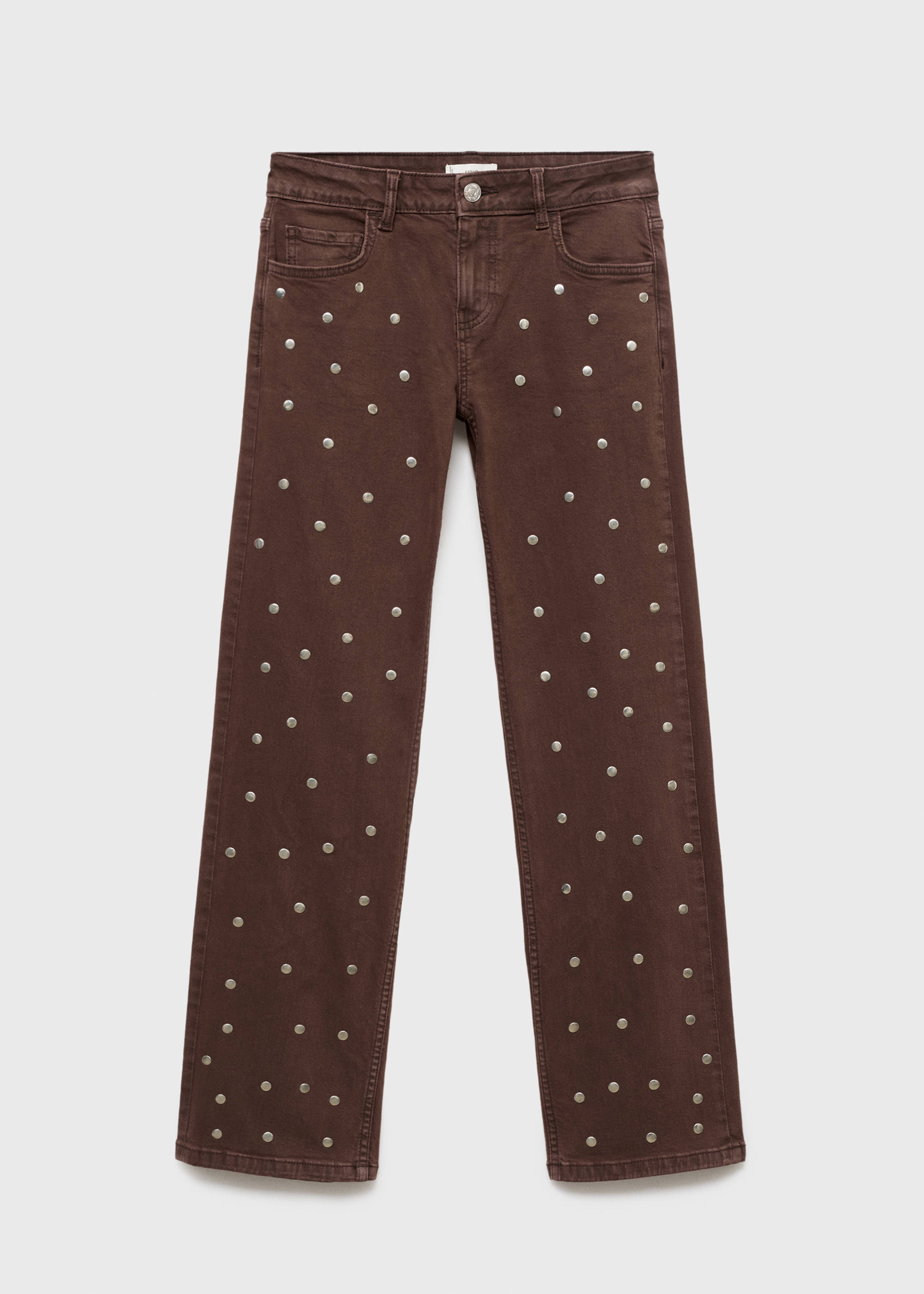 Straight-fit jeans with studs - Article without model