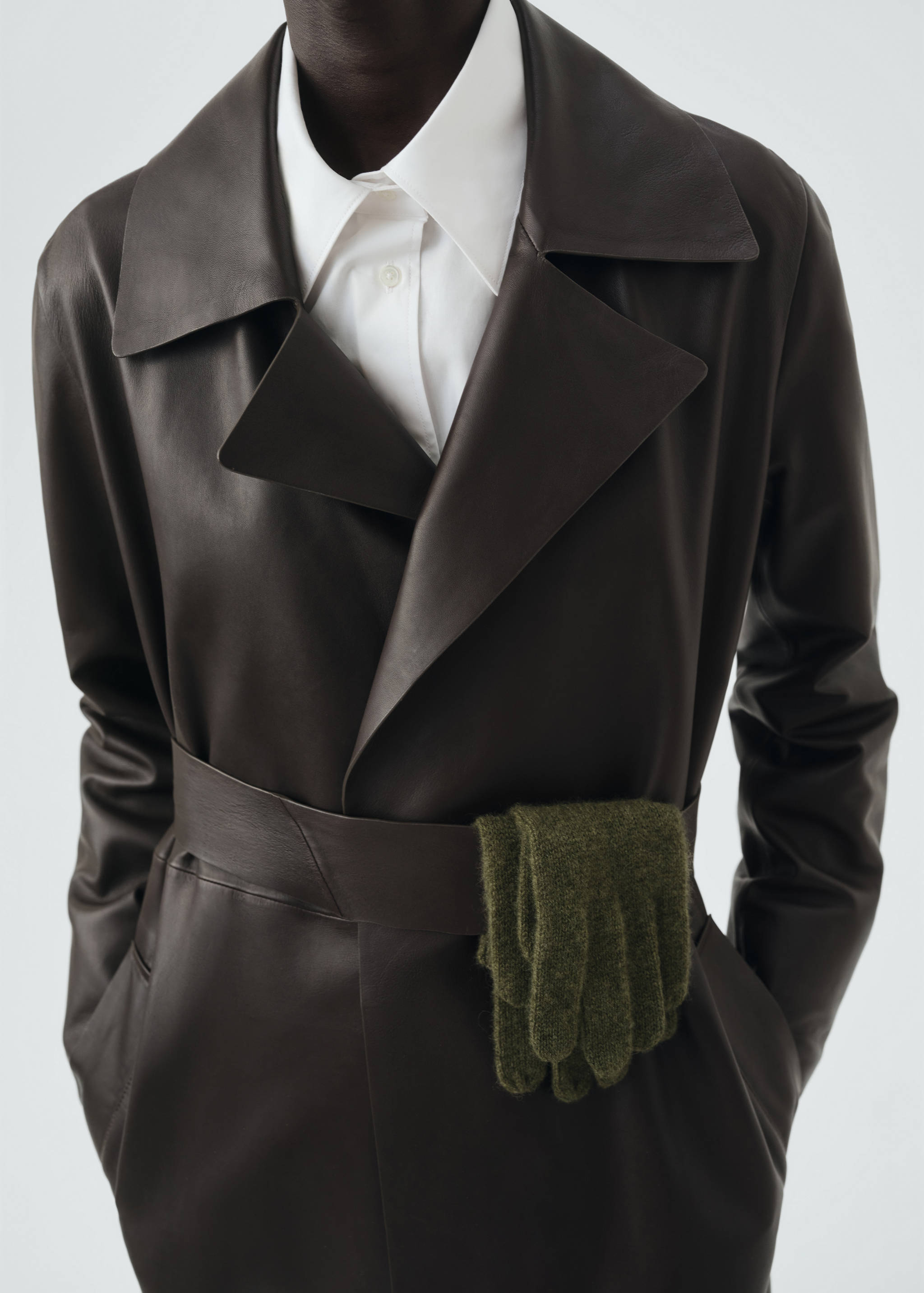 Luvas 100% caxemira - Plano geral