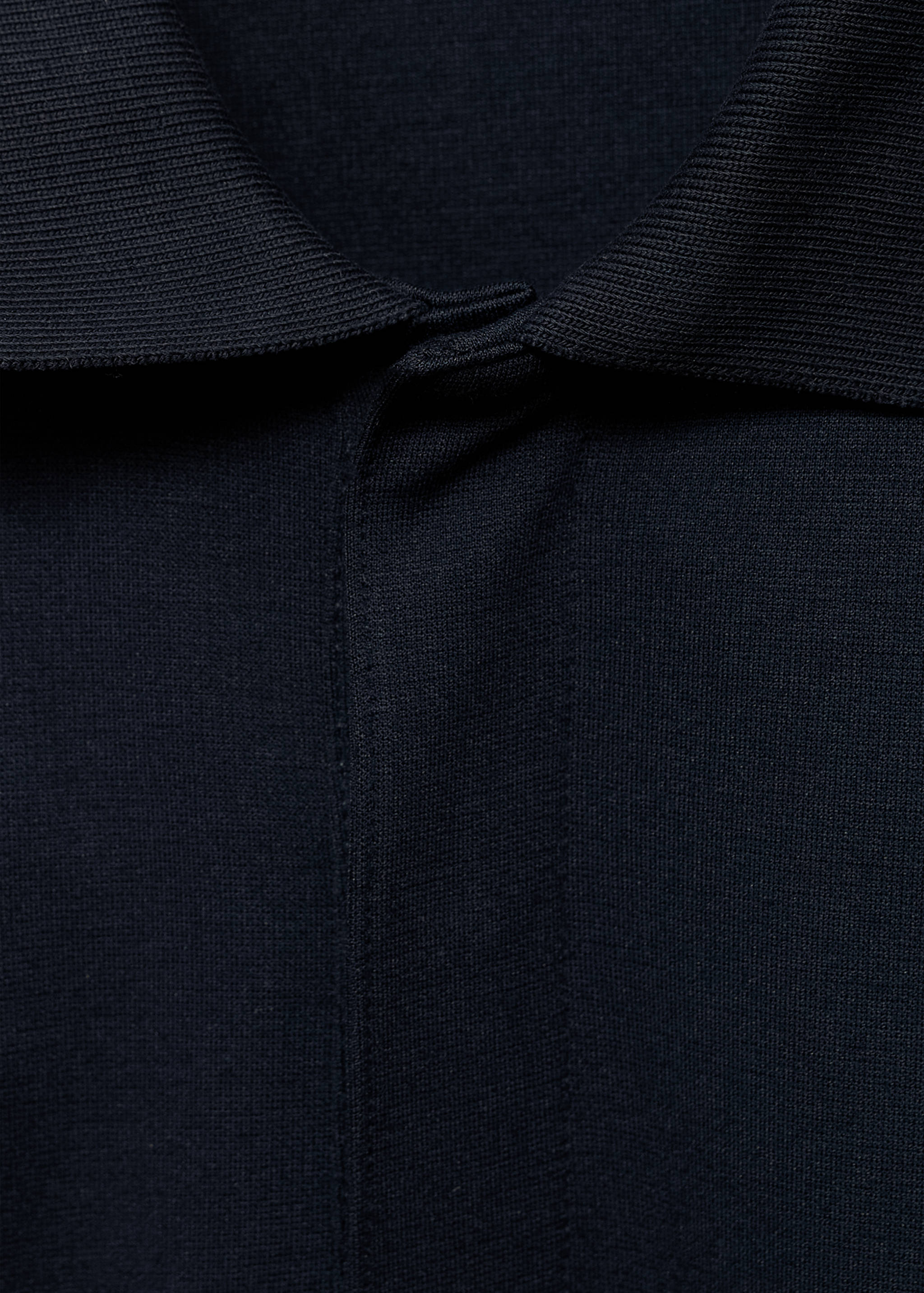 Regular-fit knitted polo sweater - Details of the article 8