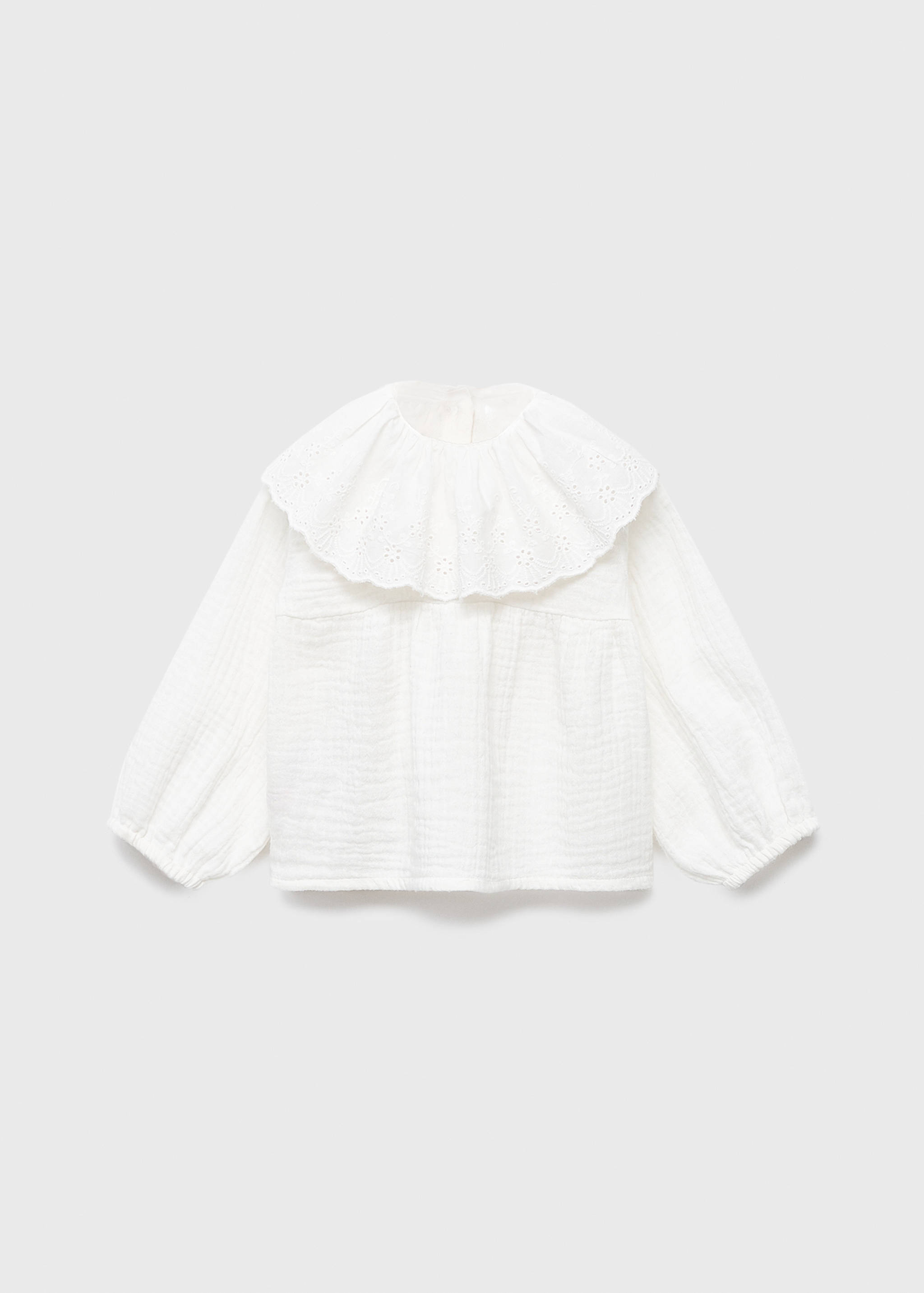 Brusa coll babydoll brodada - Article sense model