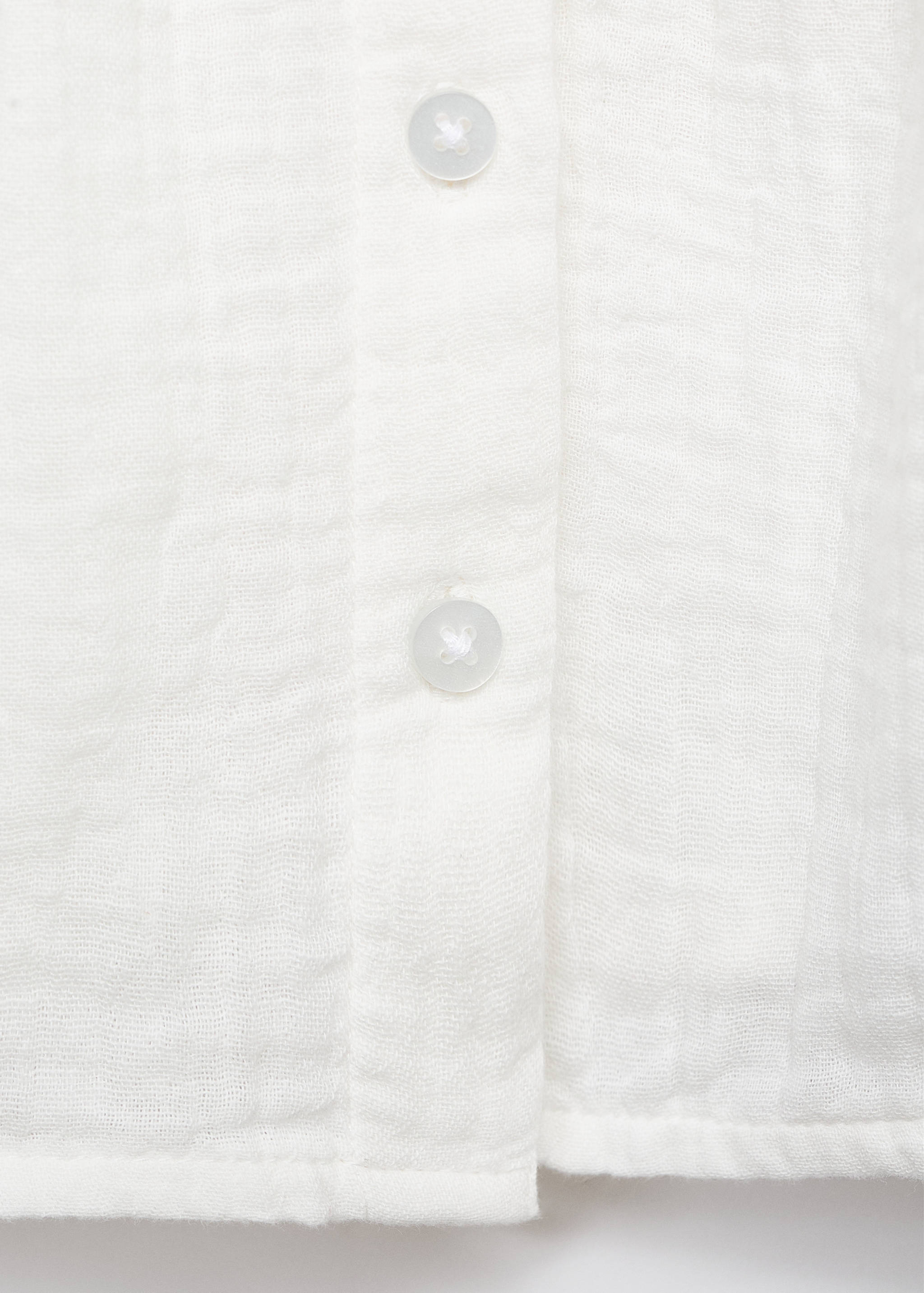 Brusa coll babydoll brodada - Detall de l'article 0