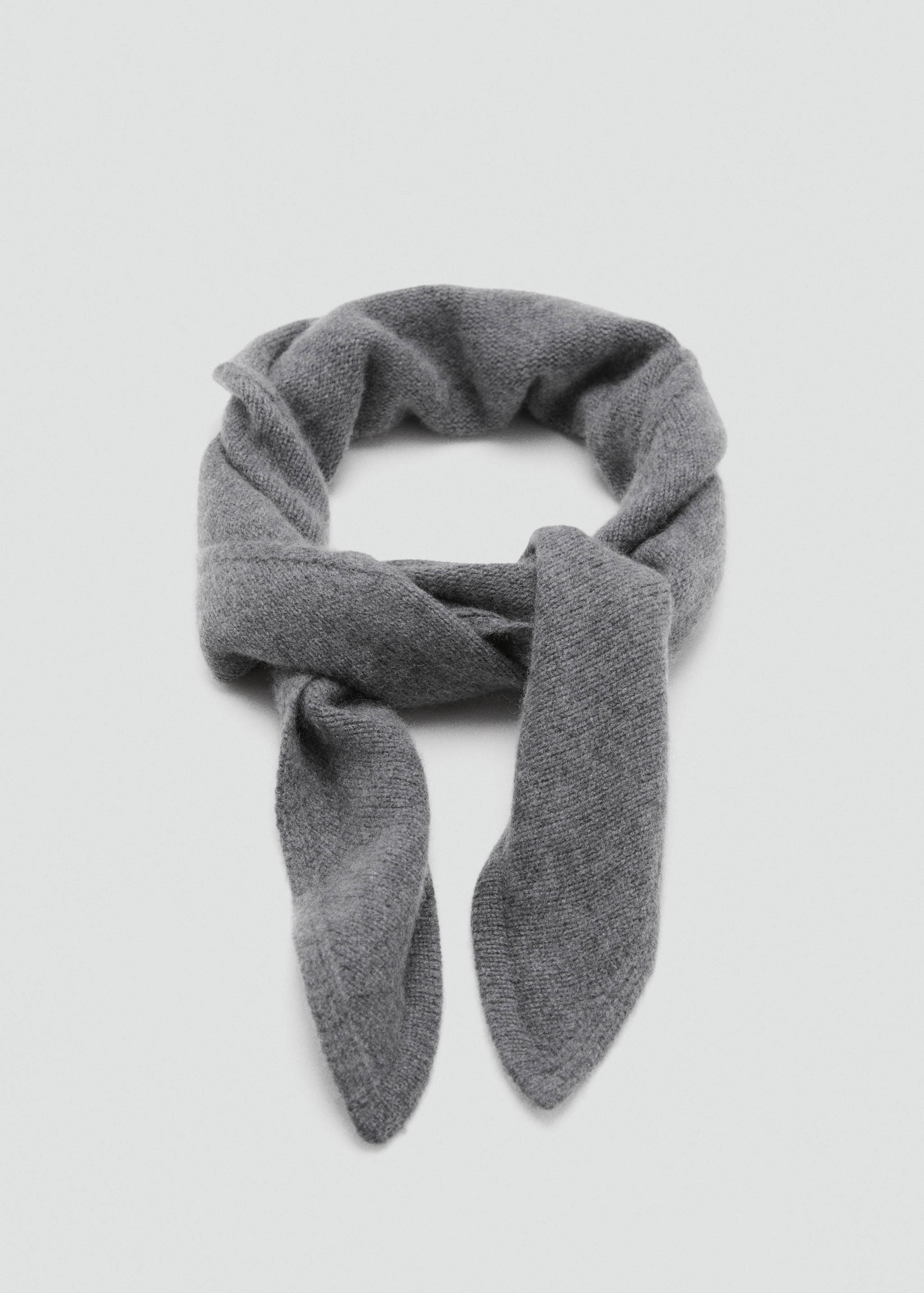 Kashmirblandad stickad halsduk - Detaljer om artikeln 1