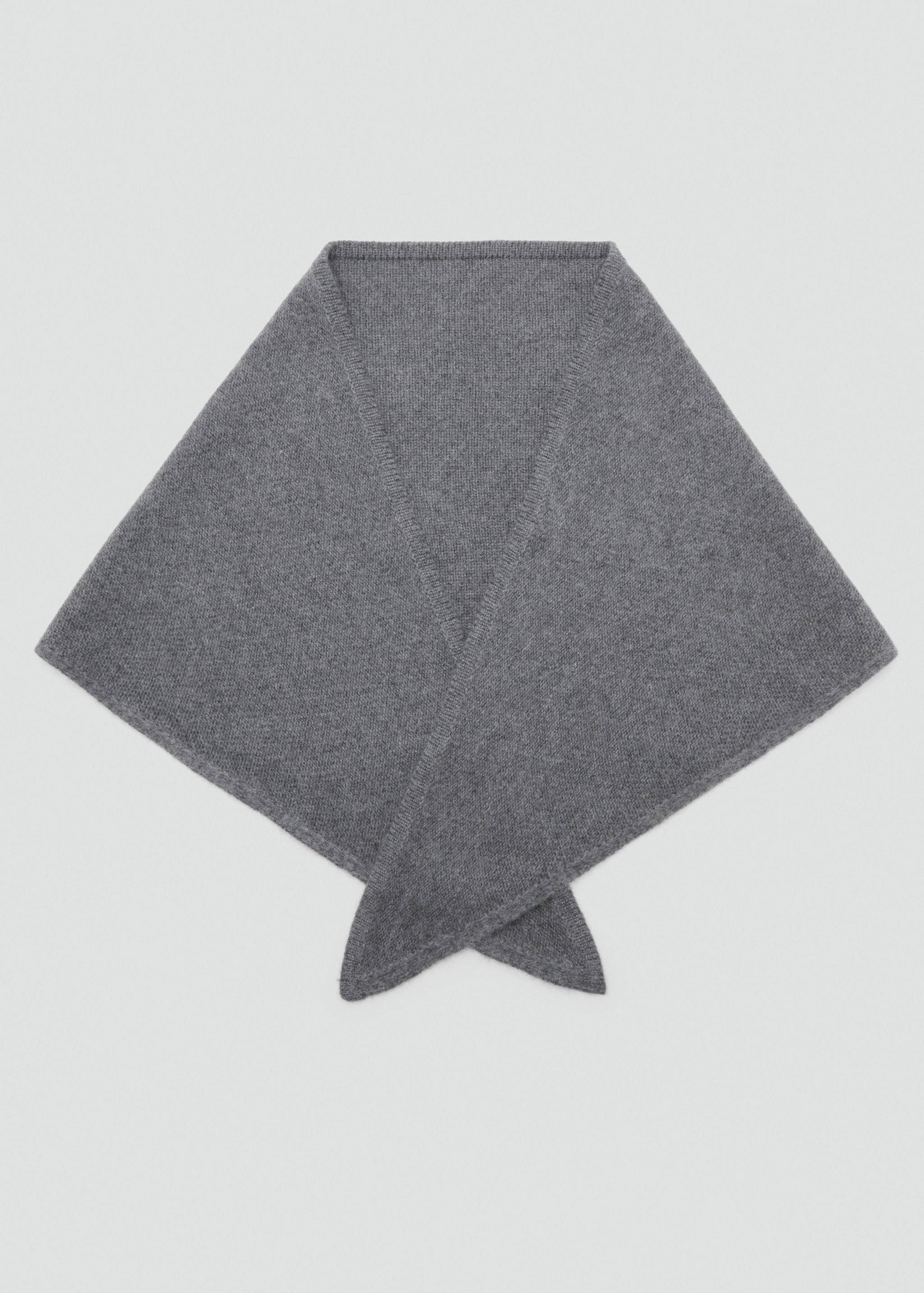 Kashmirblandad stickad halsduk - Detaljer om artikeln 2