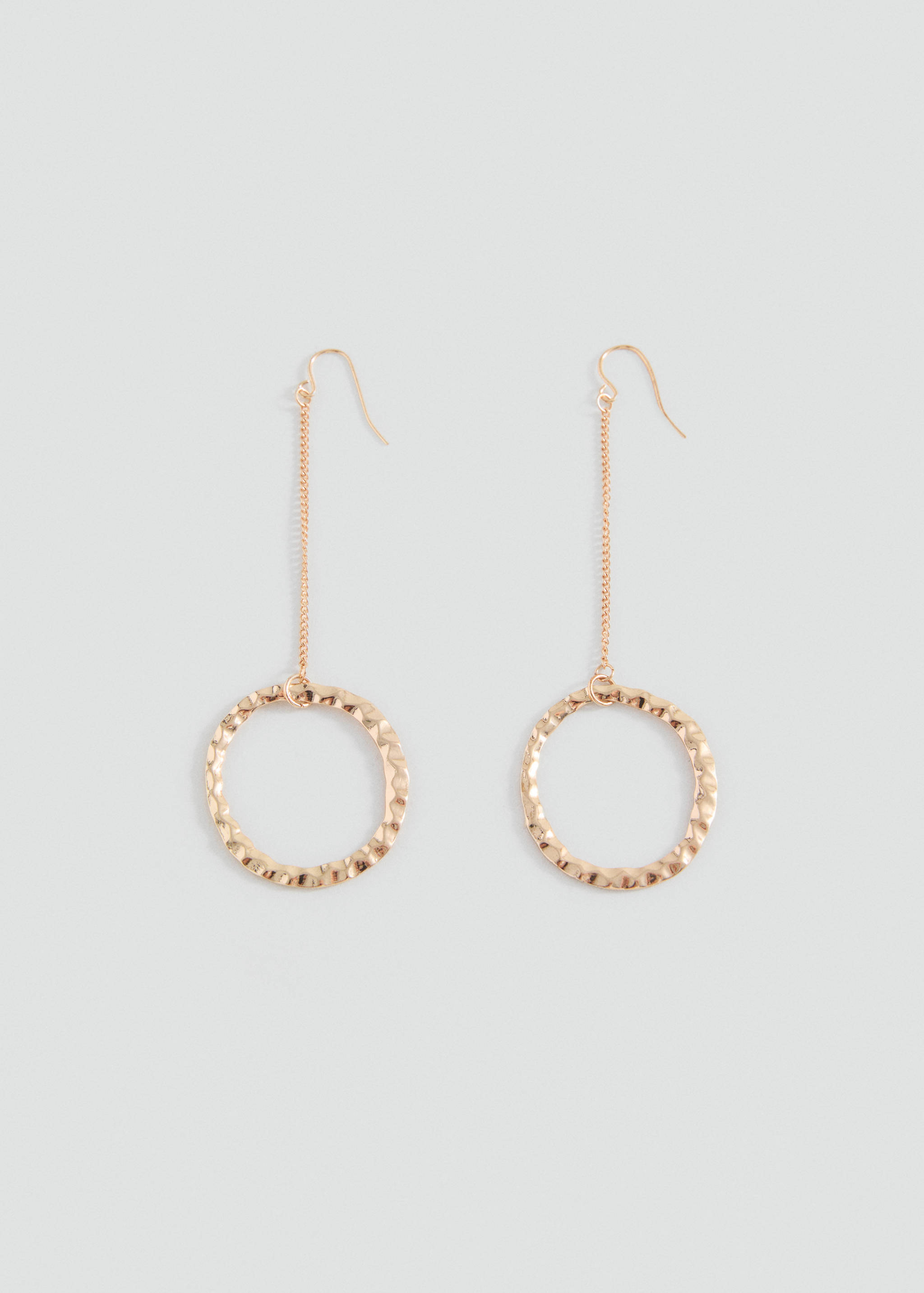 Circular pendant earrings - Article without model