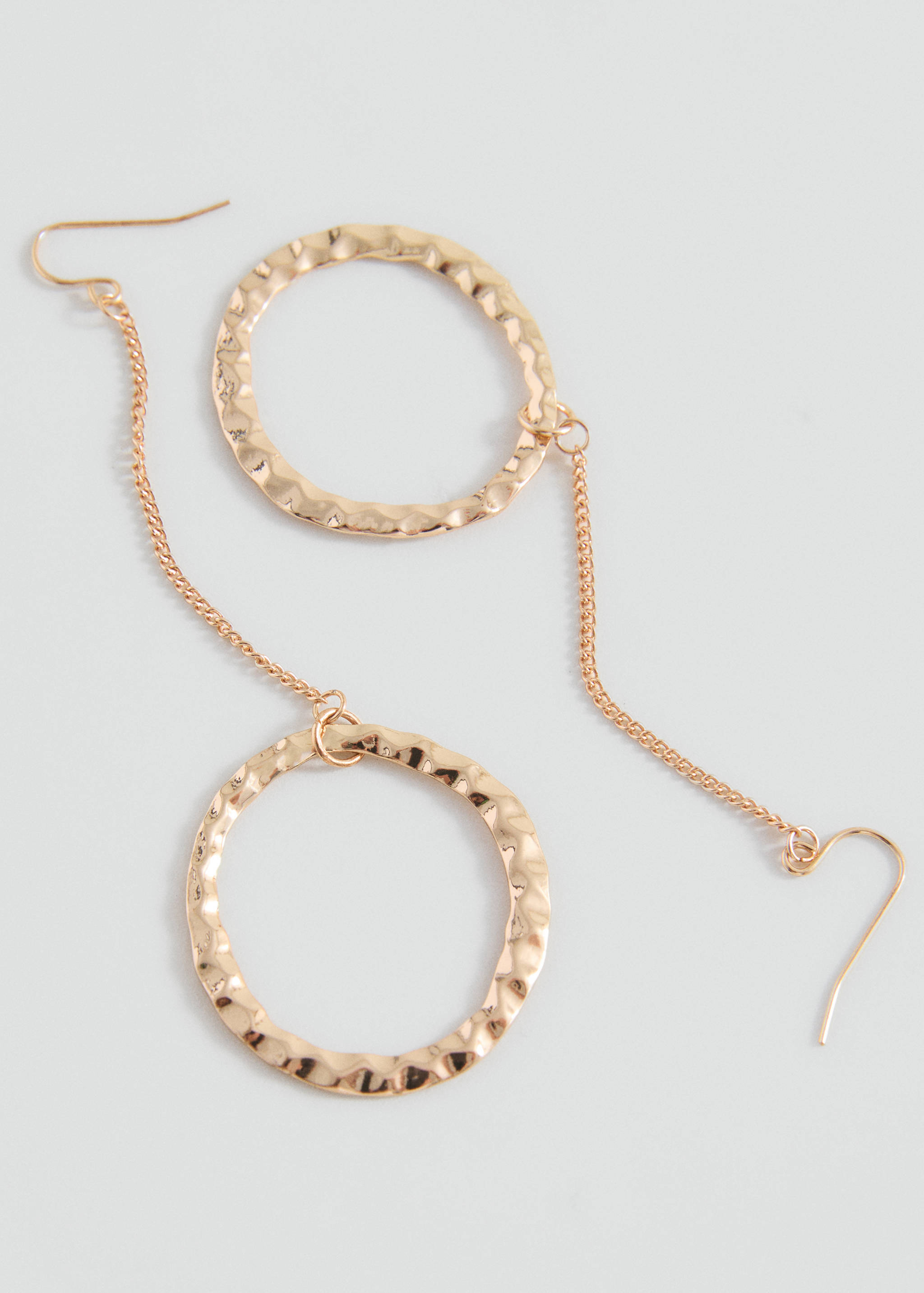 Circular pendant earrings - Medium plane