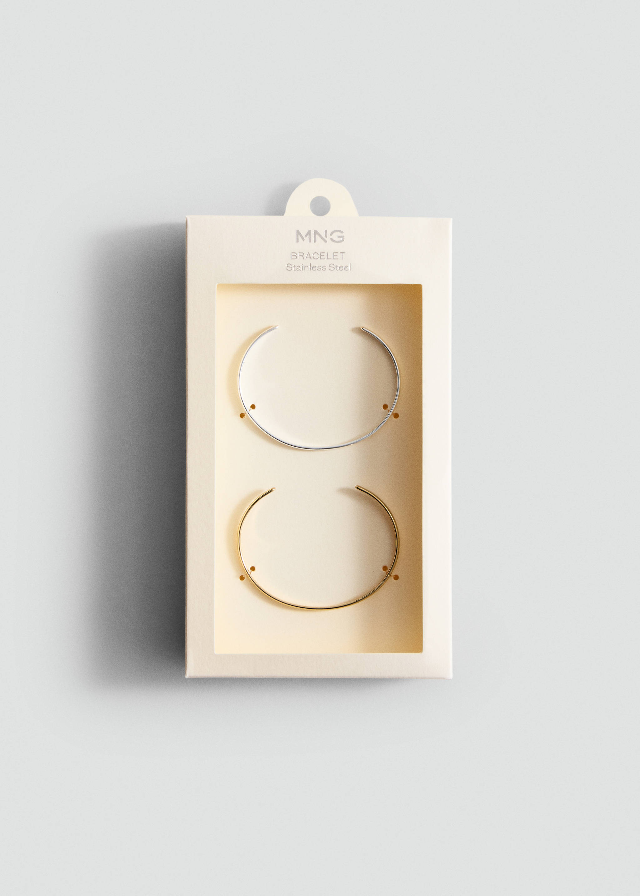 مجموعة أساور متناسقة من الستانلس ستيل - تفاصيل المنتج 2