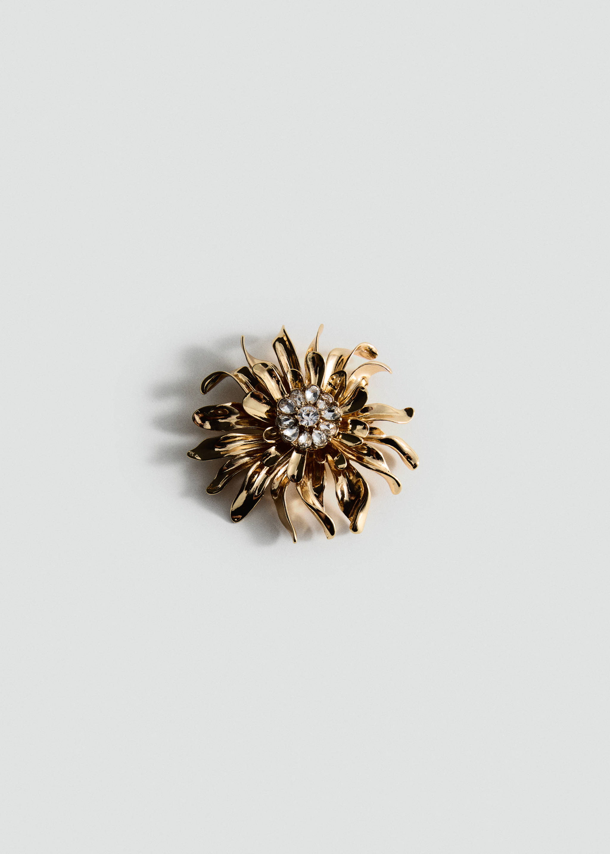 Broche metálico flor - Artículo sin modelo