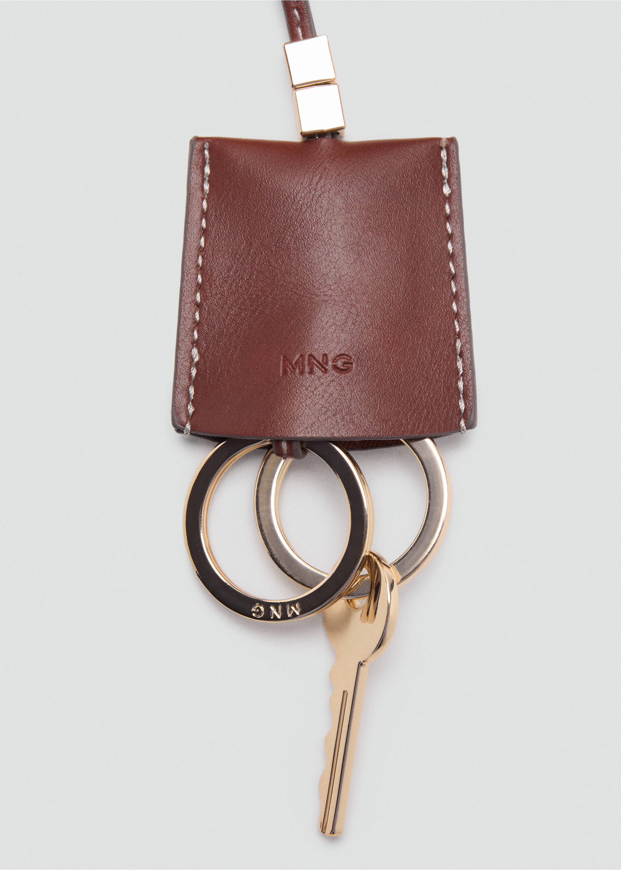 Bear keyring - Details of the article 1, Medium Brown. Ref: 17095996-00.
