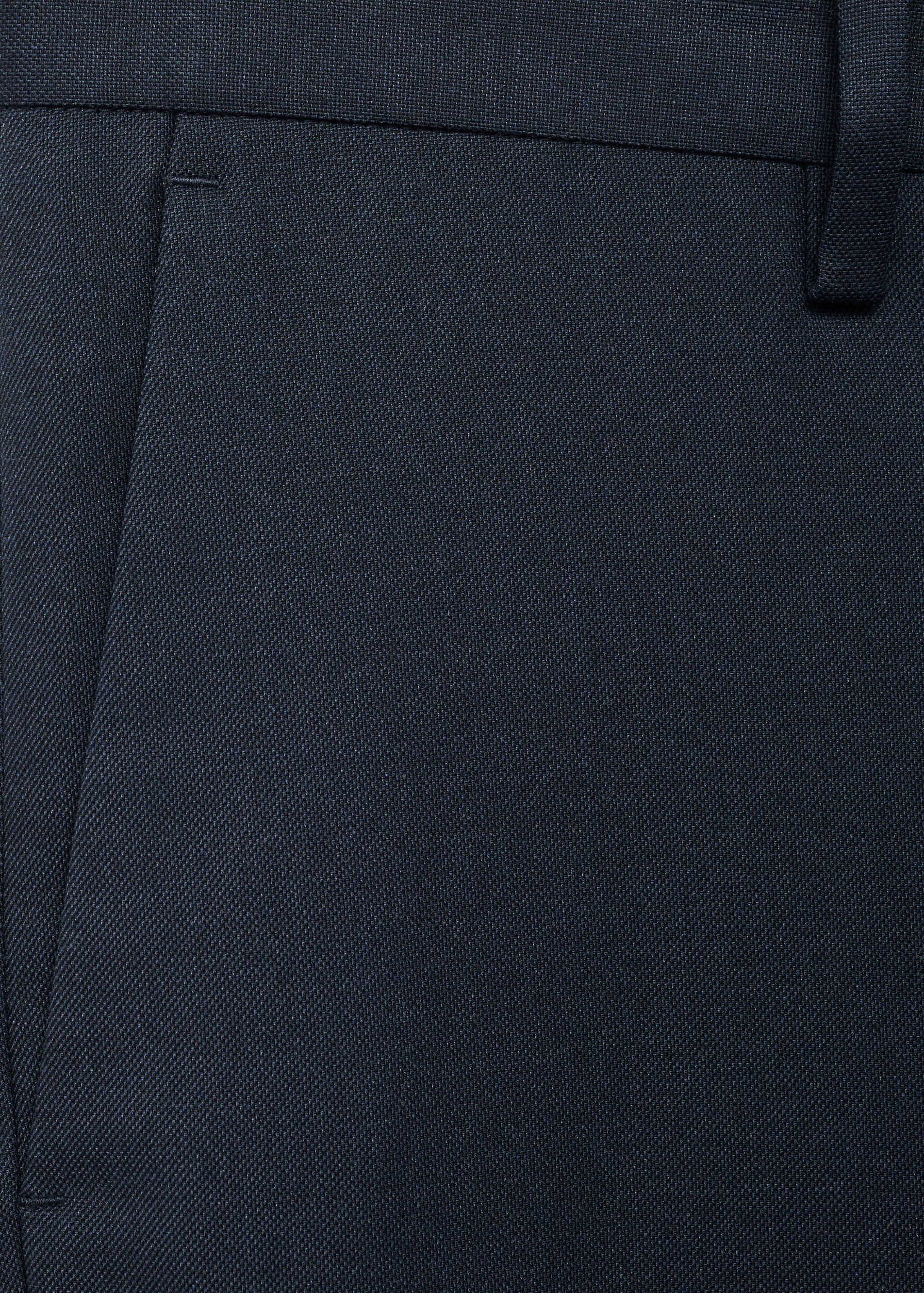 بنطلون بدلة لندن بقصة عادية - تفاصيل المنتج 0