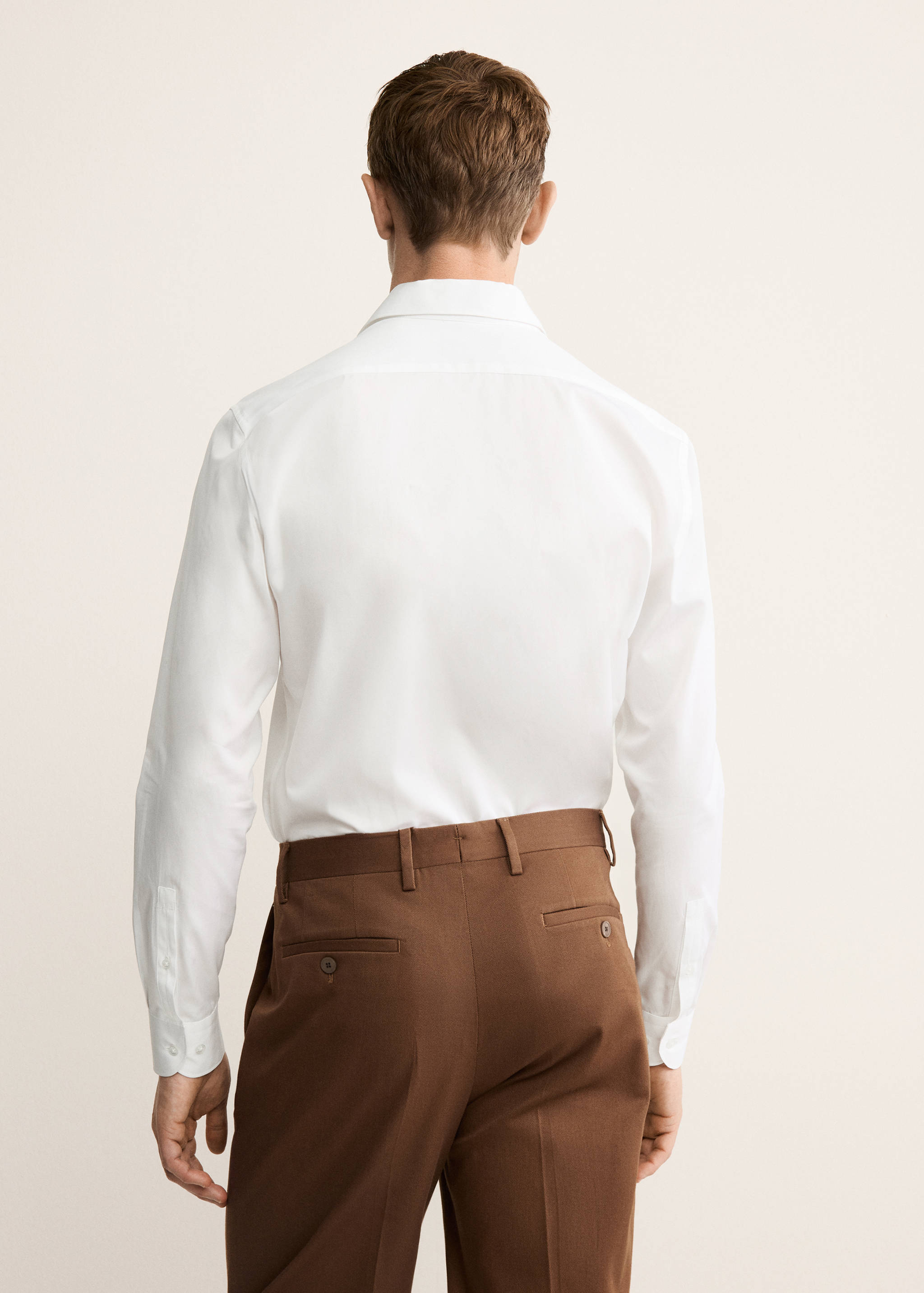 100% cotton dress shirt - Reverse of the article