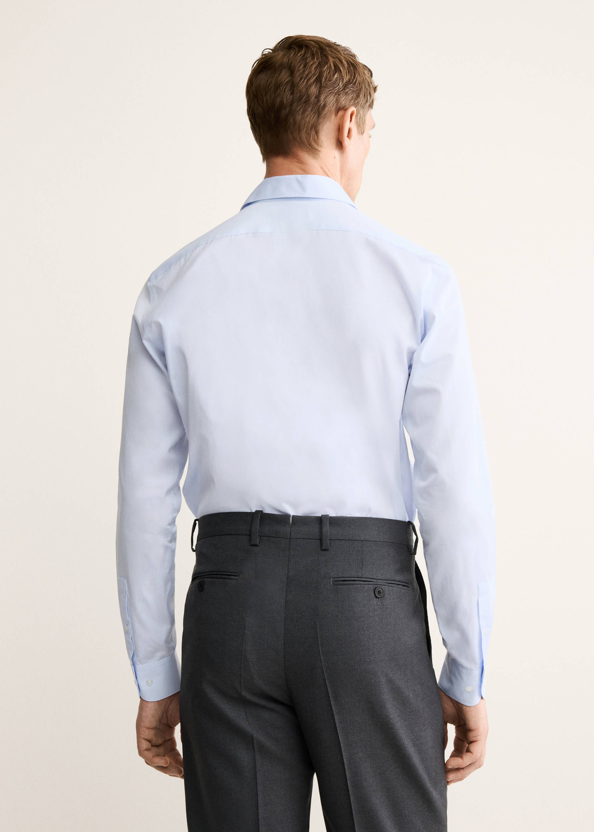 100% cotton dress shirt - Reverse of the article