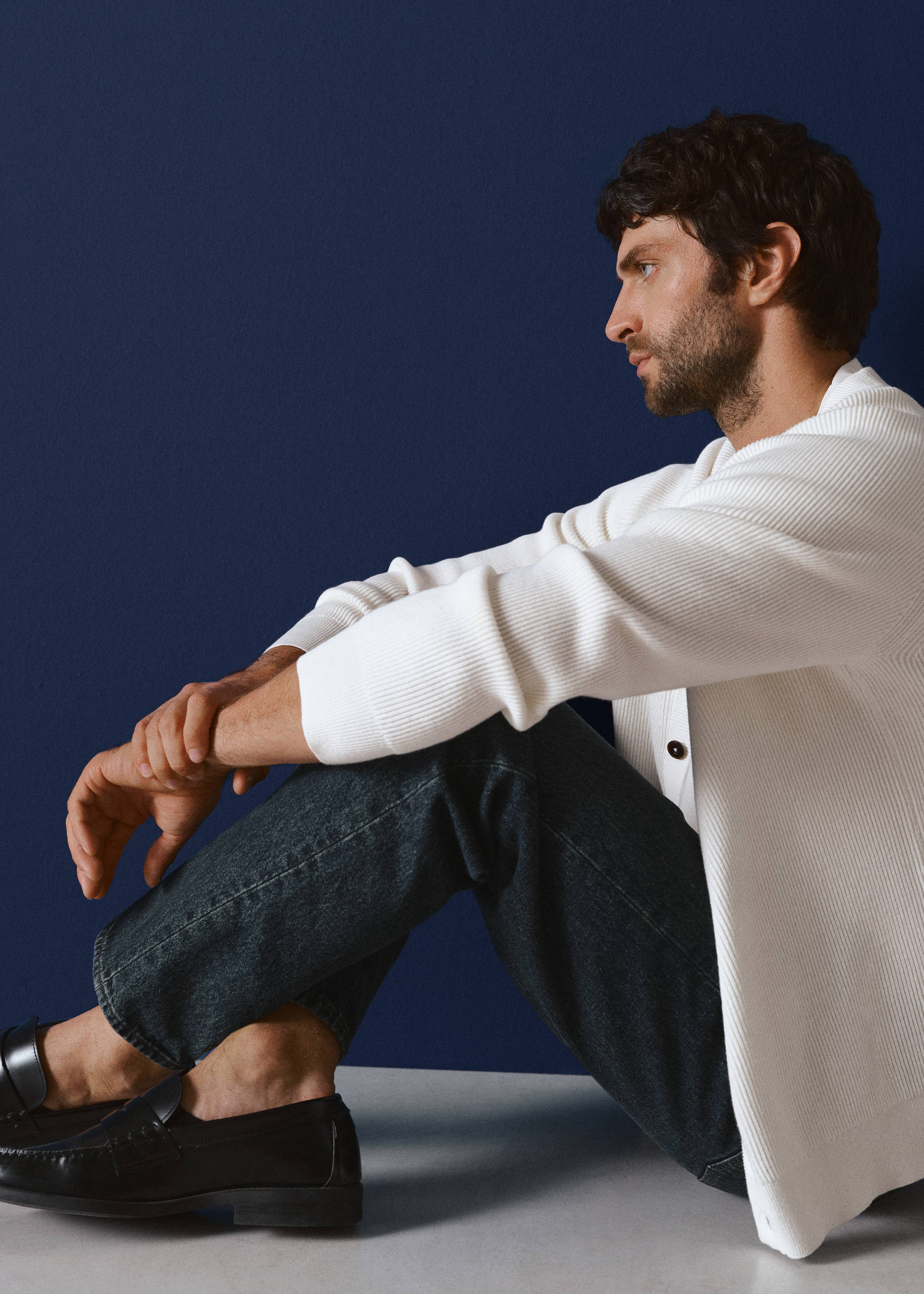 حذاء شمواه جلدي - رؤية عامة