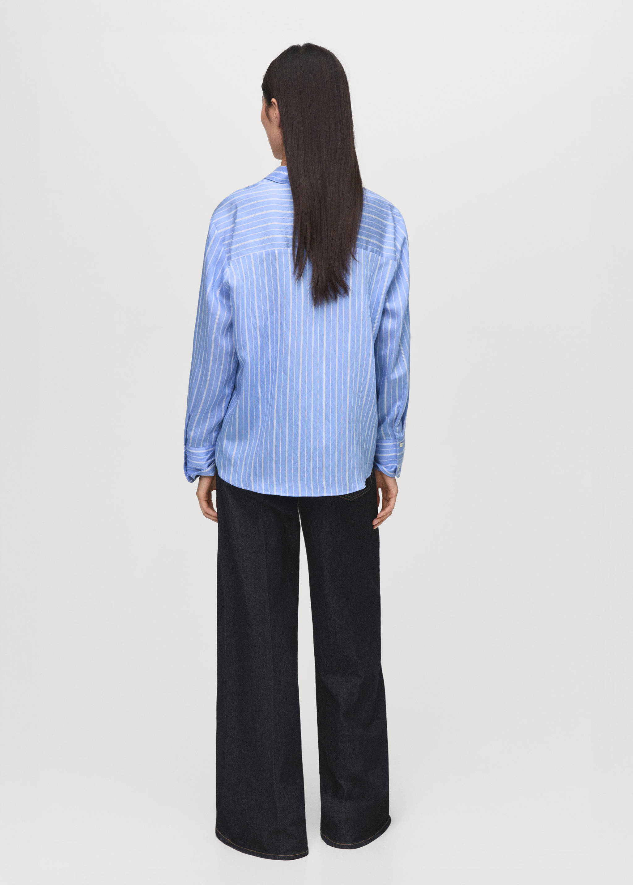 Chemise droite rayures - Verso de l’article