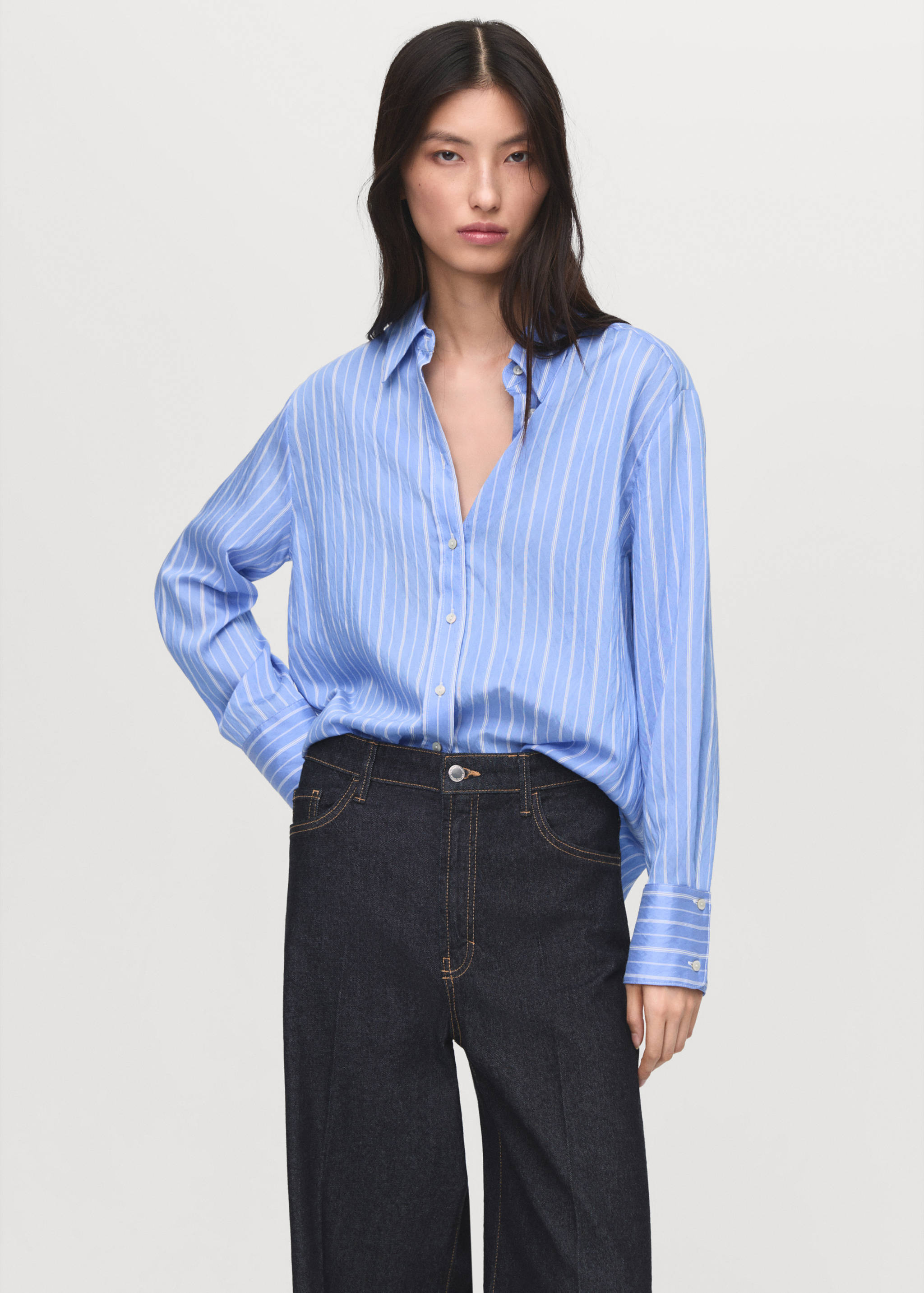 Chemise droite rayures - Détail de l'article 1