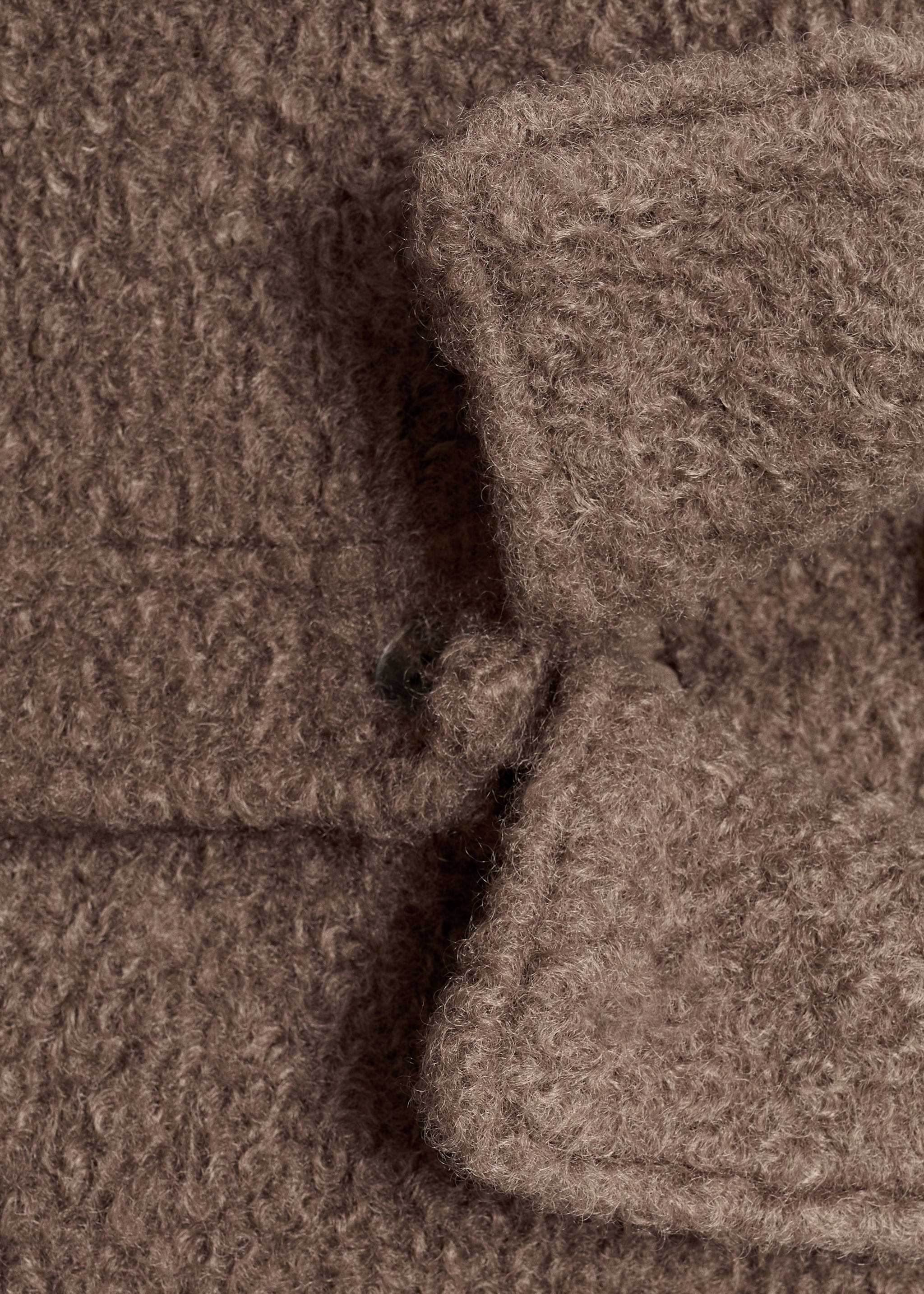 Shearling-effect bomber jacket - Details of the article 8