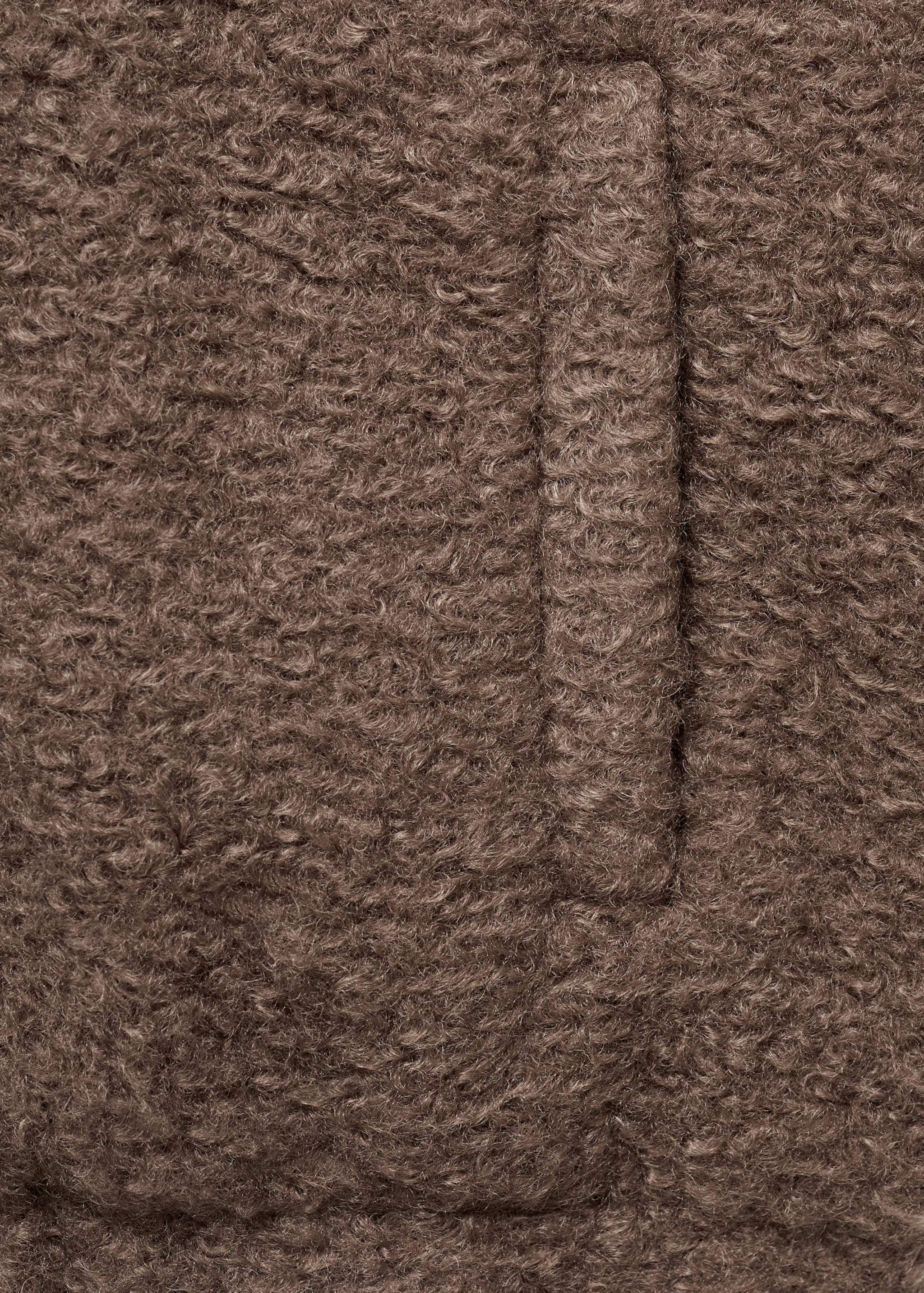 Shearling-effect bomber jacket - Details of the article 0