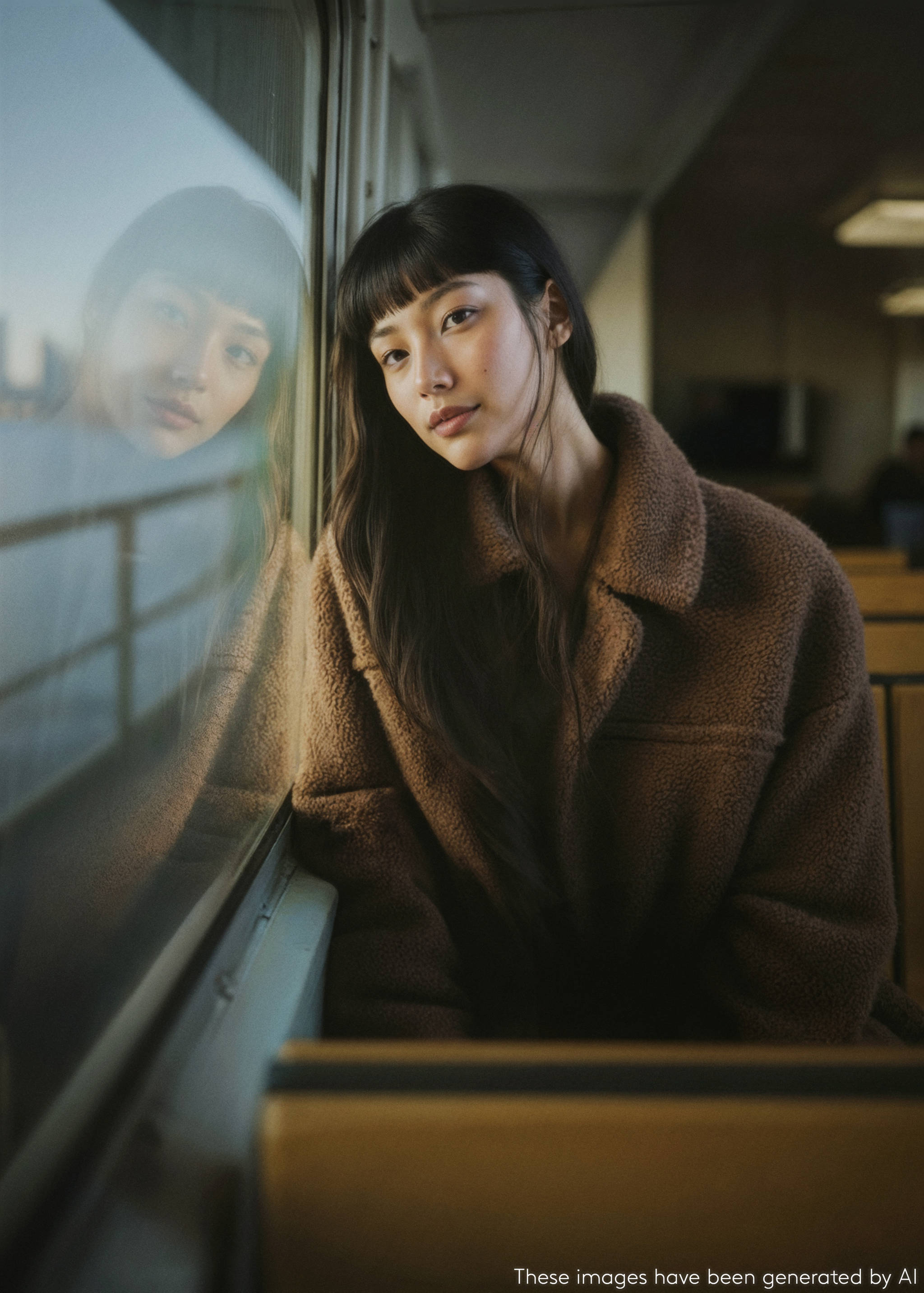 Shearling-effect bomber jacket - Details of the article 5