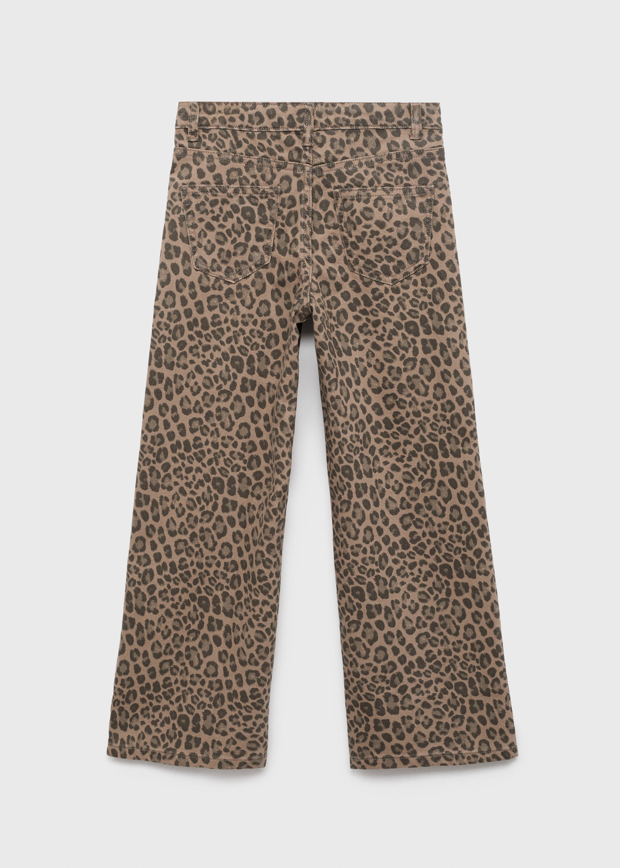 Animal print jeans - Reverse of the article