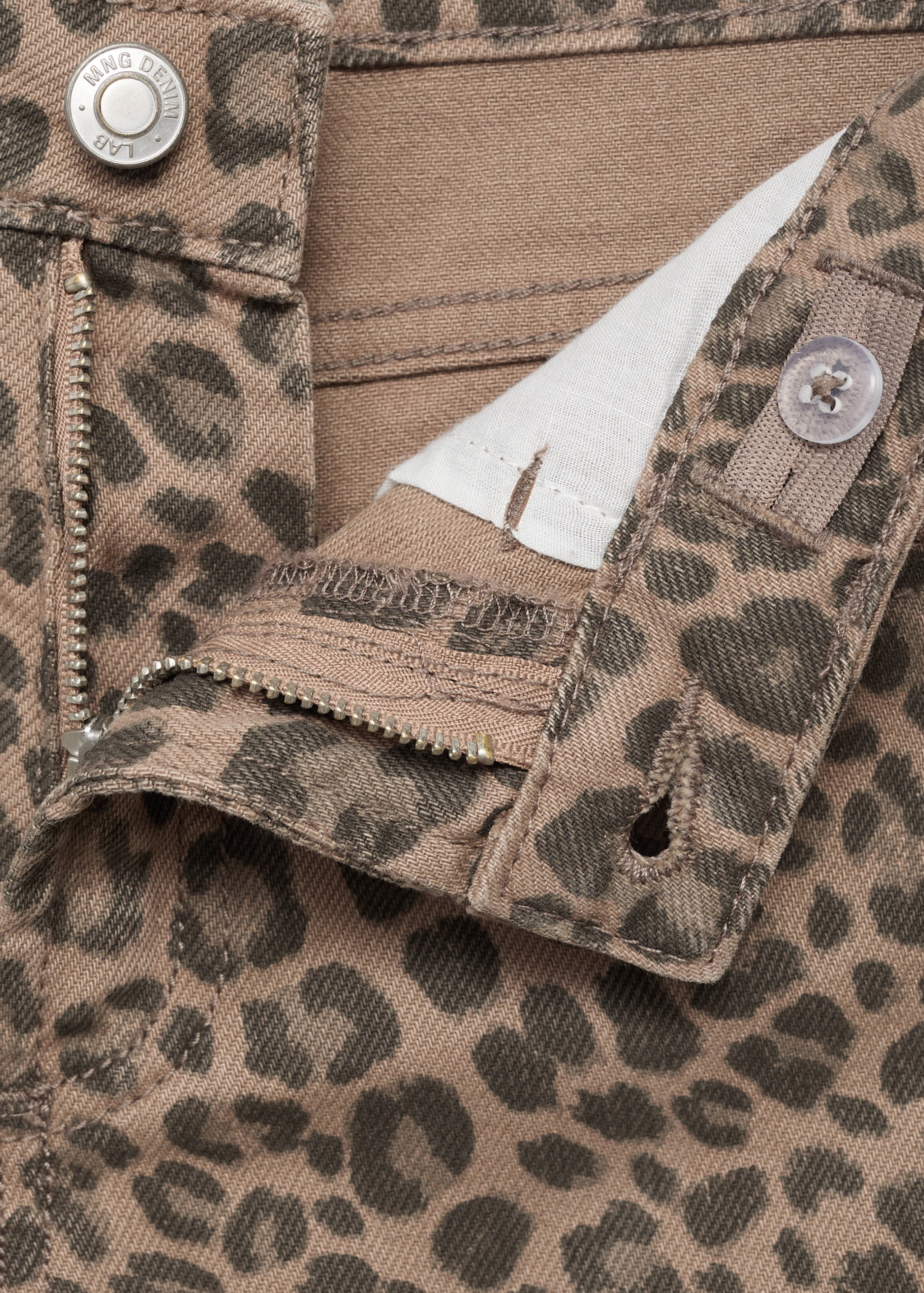 Animal print jeans - Details of the article 0